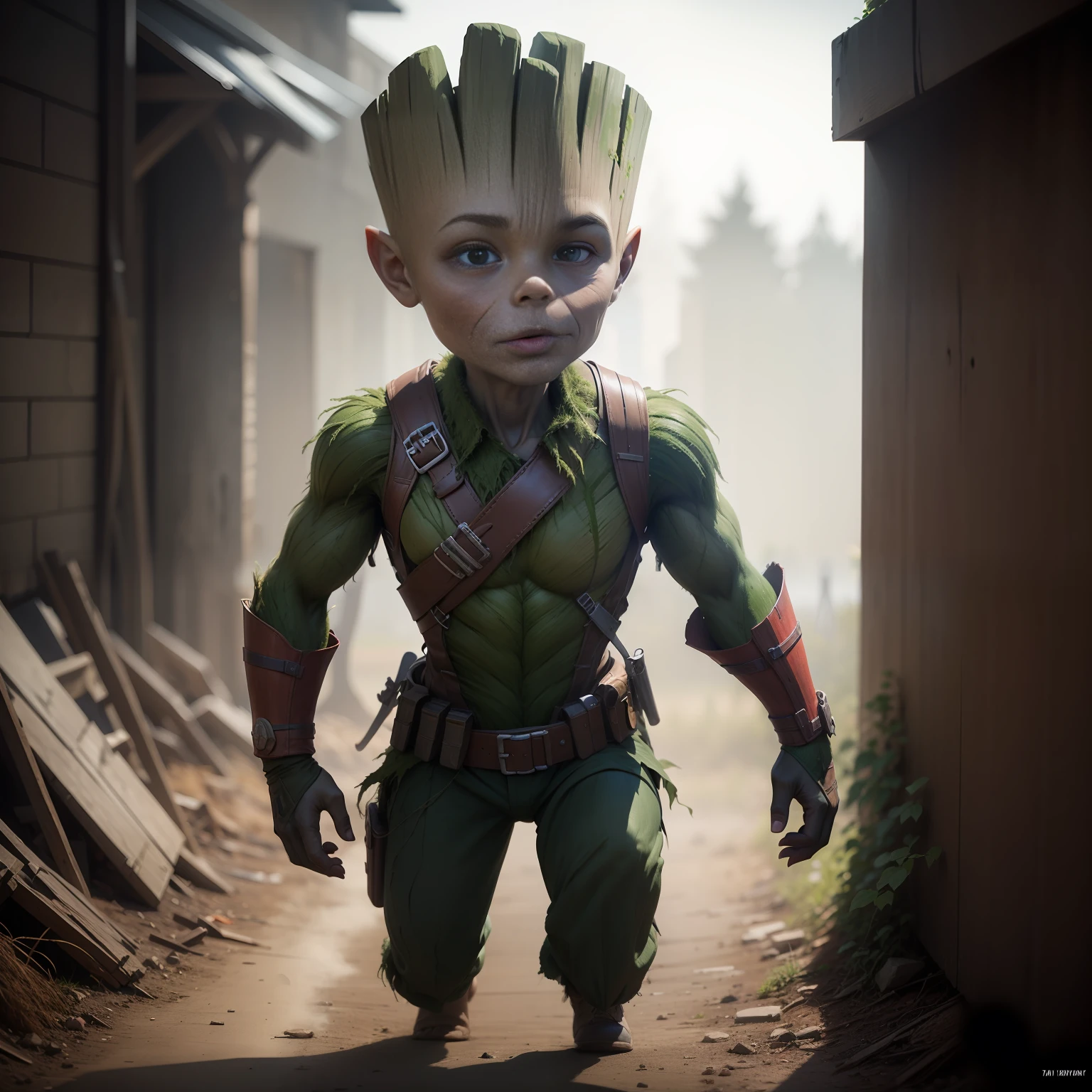 groot as WW2 soldier