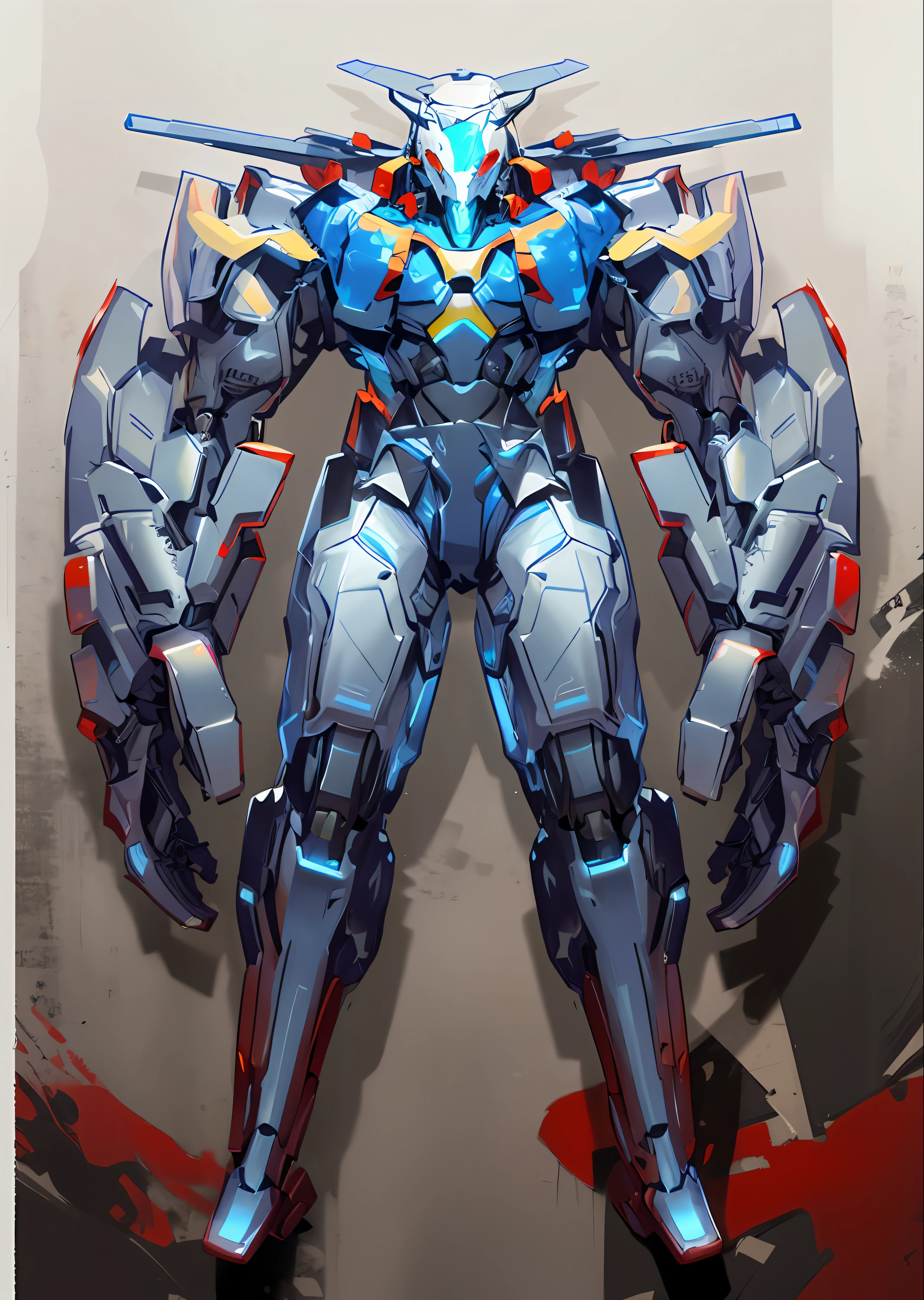 a close up of a robot with a large body and a large arm, armored core style mecha, mecha suit, full body mecha suit, cool mecha style, anime mech armor, full body red mech, an anime large mecha robot, metal gear mech, mecha armor, modern mecha anime, intricate assasin mecha armor, red mech