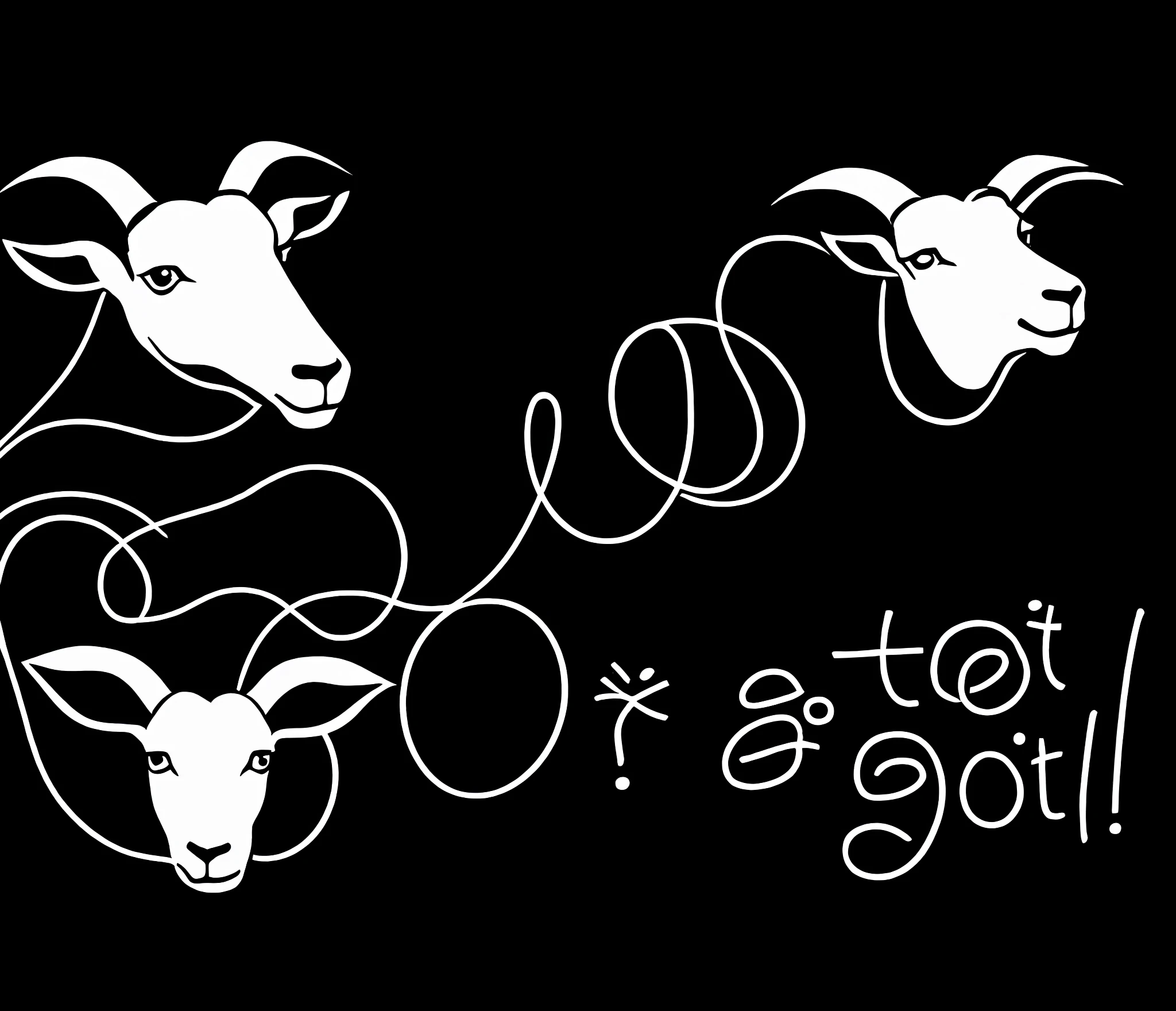 "Please create a cute goat LINE sticker, which has a cheerful and fun expression and can take various poses and gestures. The design of the sticker should make sure that the character is clearly visible. Also, use bright and colorful colors for the background so that the stamp stands out. I would like a design that brings out the cuteness of the goat."