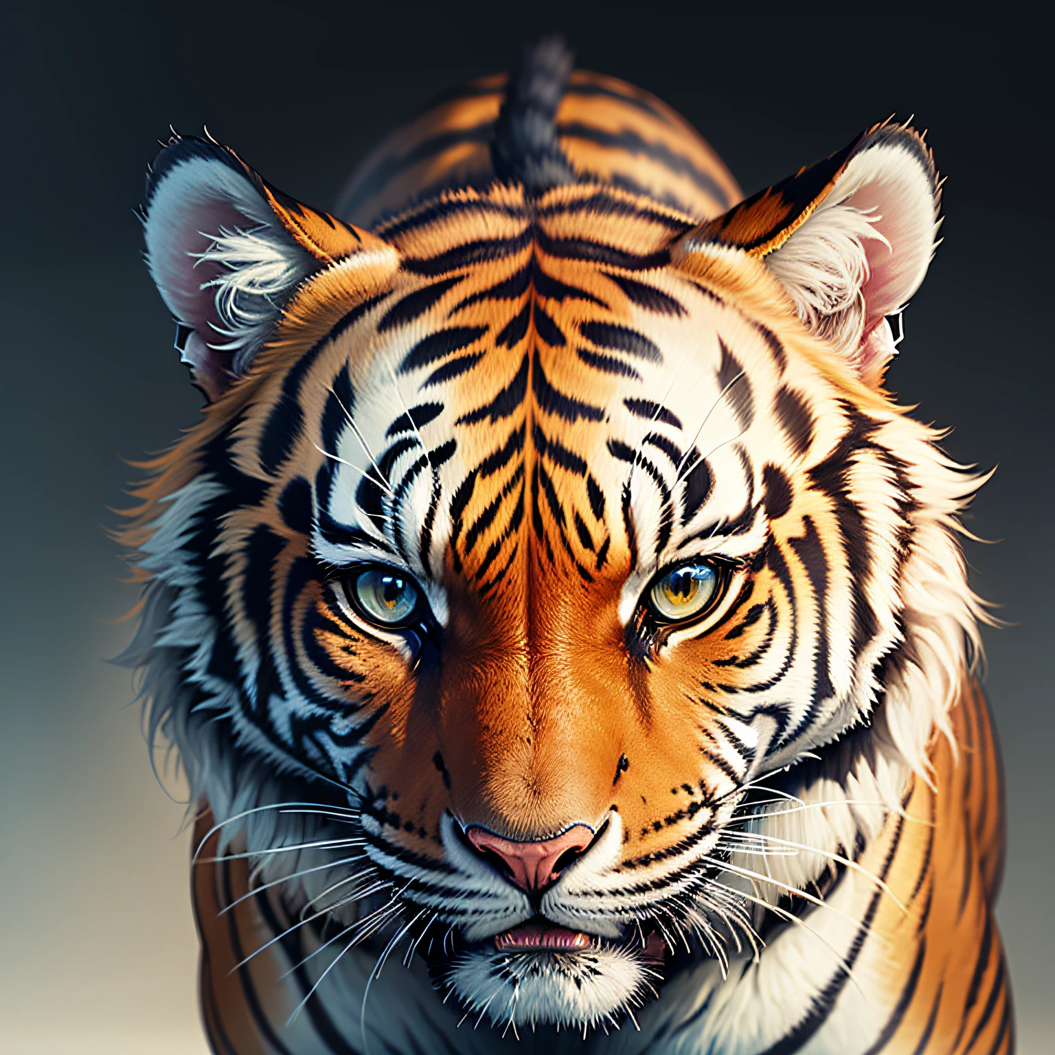 A fierce tiger --auto