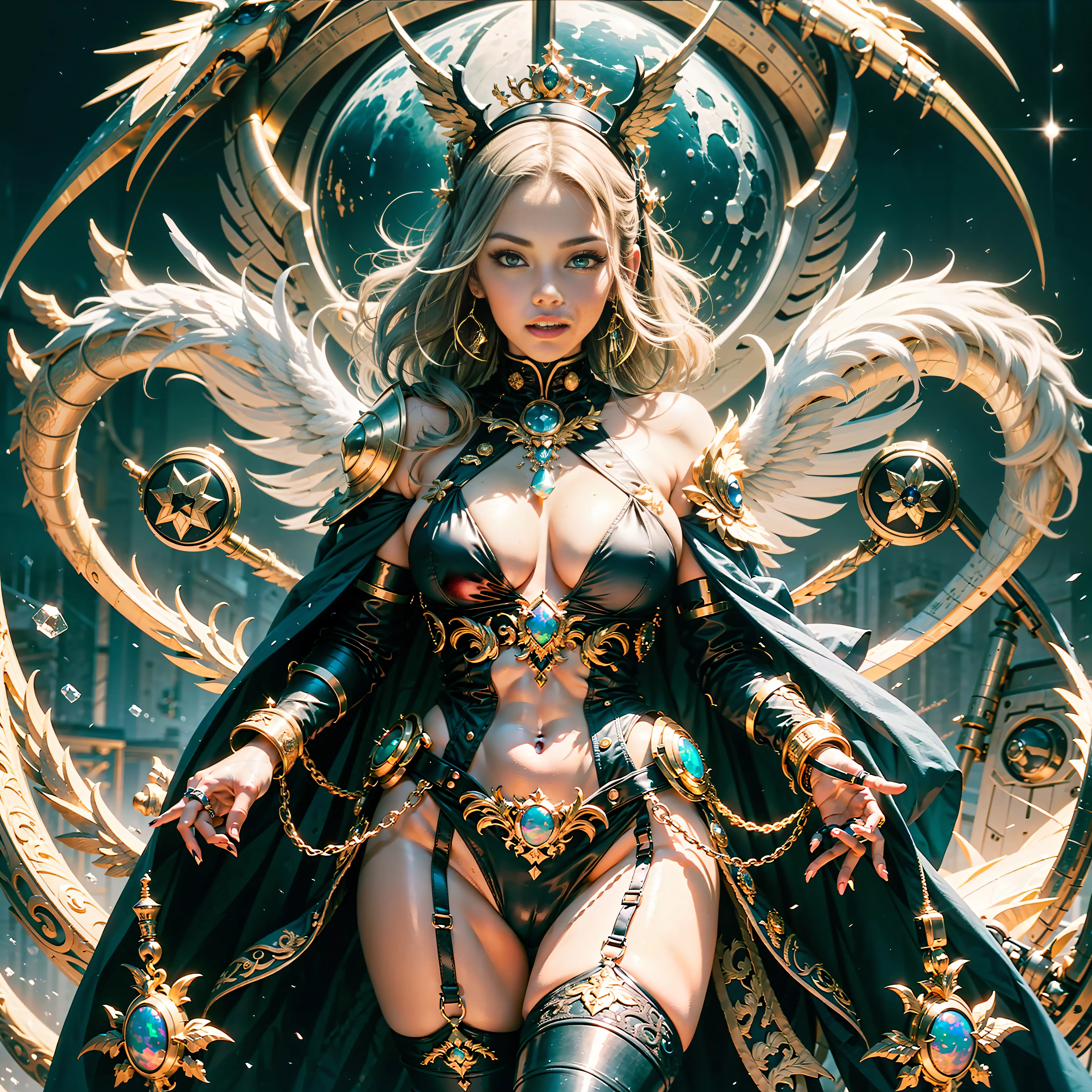 Torus Outdoor Nature "Seed of Life" Forest Natural Queen Native dazzling Valkyrie-wings key chains "Heavy Metal" fire-follets fairy pixie sprite conceptual safe female glamorous aesthetic walking slow down playing guitar:1.37 Cosplay "Nicki Minaj":1.37 "Rihanna":1.37 "Beyoncé":1.37 aristocratic jacket 38years symmetrical athlete oiling hairstyles obvious varied bangs opal ecstatic:1.1 faces:1.3 cheekbones embarrassed cheekbones lazuli water drop between eyes hairs Beautiful:1.37 brown eyes pupils black iris turquoise sapphires pearls open mouth teeth smiling jacket fixed eccentric cape levitating shoulders-off:1.1 white shirts lace clavicles papillotes hand-thumb-4fingers sideboob varied breasts1.37 pointed:1.3 satin sideboob felt bikini:1.3 corait:1.3 navy thick leathers skirt:1.37 matching silks loose swinging spinels navel:1.3 revealing pubic scarlet pubis-hairy obvious underwear:1.2 waist chastity-belt:1.3 silver ornate padlock Gold thighs legs garters bulky stainless steel boots Gothic ornate onyx equirectangular 360 monastery marble ruby background:1.3 DoF mannequins lantern dressed richly decorated armor:1.3 "Chivalrous" dramatic chrome metallic flat bands fathoms brass fullbodye Lily rune ornate emerald plasma embroidered glyphs Tourmaline wood engravings lava magic invoking incandescent delicate Pet snake Crystalline familiar robot Mecha (EOS R6 135mm 1/1250s f/2.8 ISO400) Mech Mechanized flowering Quetzalcoatl adaptable saturated volumetric luminescence:1.37 ultra:1.37 pro-photorealistic:1.37 optimal qualities:1.37 details:1.37 accurate:1.37 DSLR 3dcg resolutions max:1.37 improved gradings:1.37 Octanes rendered UHD XT3 16K DSLR HDR UnrealEngine5 depths analog shadows:1.3 vikingtree CGSCOSITY chef-d':1.37 "Bruce Weber girls" multi raw:1.37 nsfw:1.37 etc.