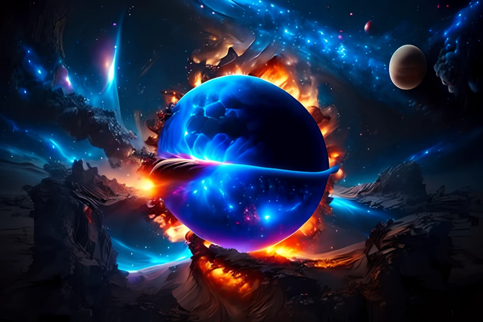 ((GOD CREATES THE UNIVERSE))