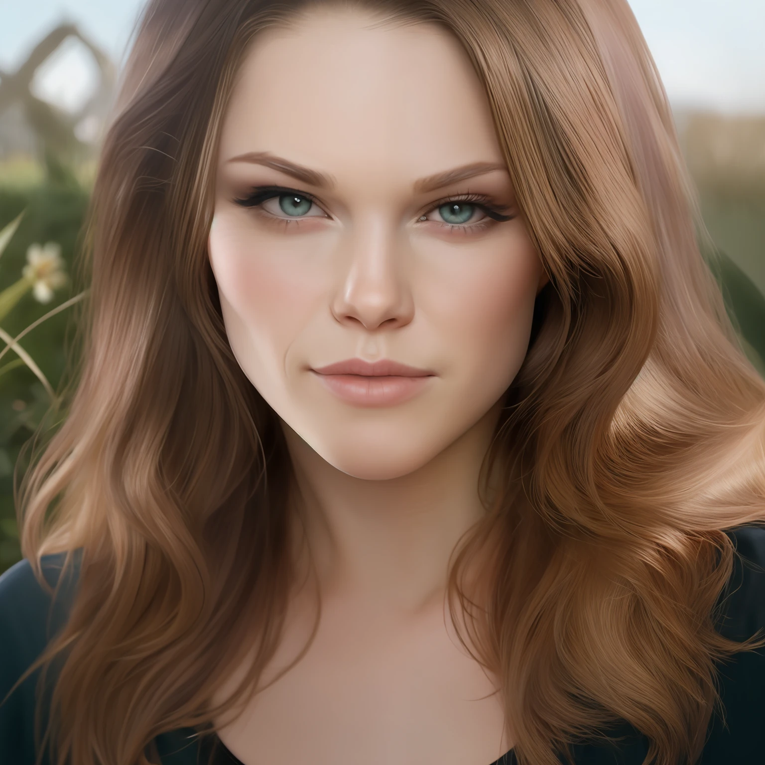 make a realistic image (hyper-realistic), (illustration), (high resolution), (8K), (extremely detailed), (best illustration), (beautiful detailed eyes), (best quality), (super detailed), (masterpiece), (wallpaper), (detailed face) blonde woman with dark background, blonde woman, wallpaper, looking it the camera close up, in a field, realistic photography, kristen dunst, kristen dunst style, kristen dunst photography