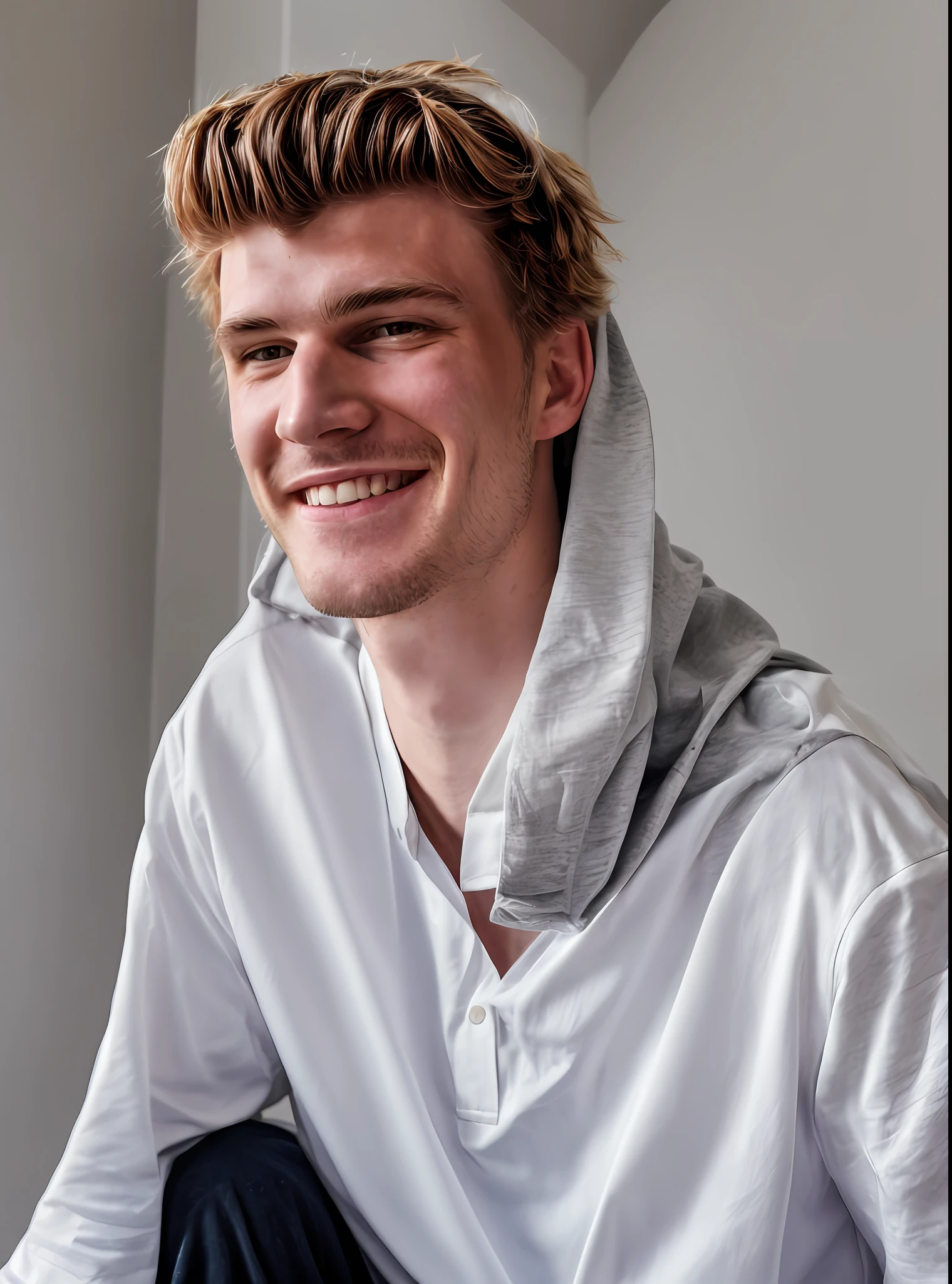 arafed man with a white shirt and a white shirt, attractive man, portrait close up of guy, soccer player timo werner, portrait of beautiful young man, smiling male, handsome attractive face, good looking face, headshot profile picture, young man with medium - length, smiling man, handsome male, perfect handsome face, attractive male, young man with beautiful face