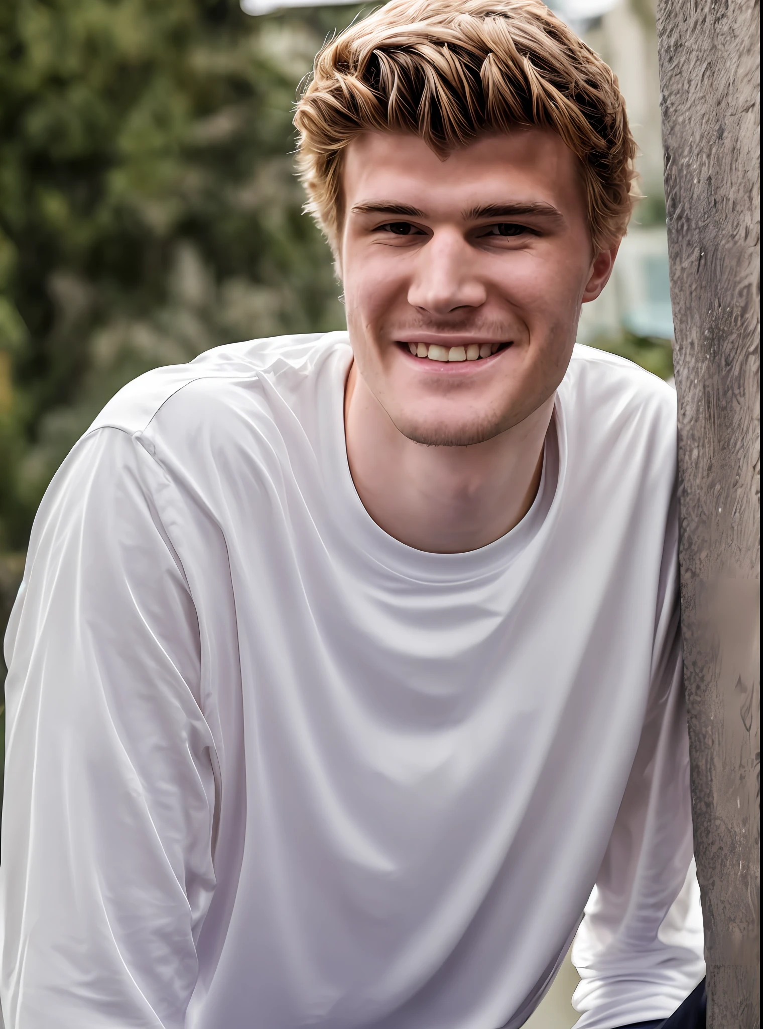 arafed man with a white shirt and a white shirt, attractive man, portrait close up of guy, soccer player timo werner, portrait of beautiful young man, smiling male, handsome attractive face, good looking face, headshot profile picture, young man with medium - length, smiling man, handsome male, perfect handsome face, attractive male, young man with beautiful face