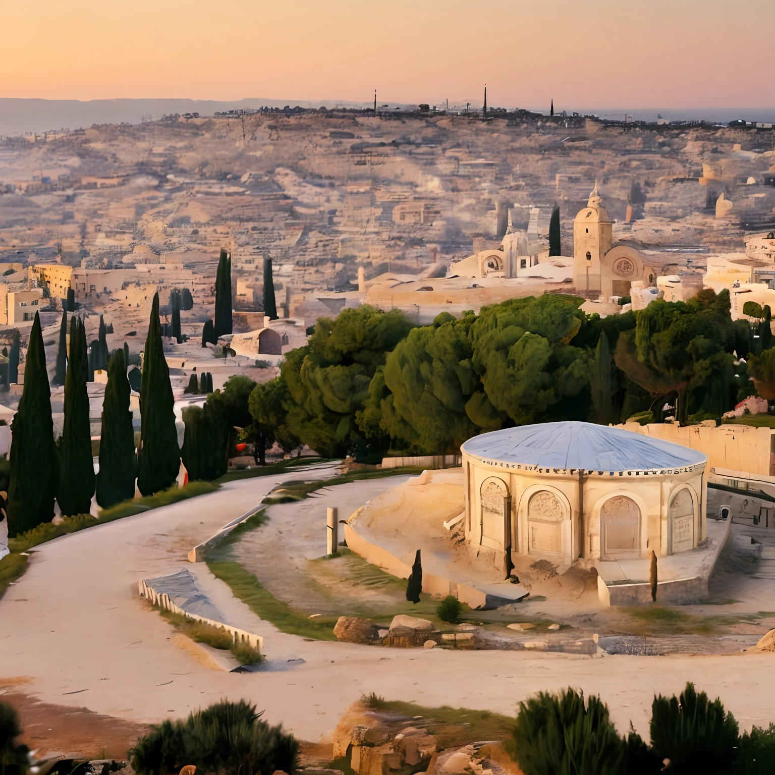 Mount of Olives at the time of Jesus --auto