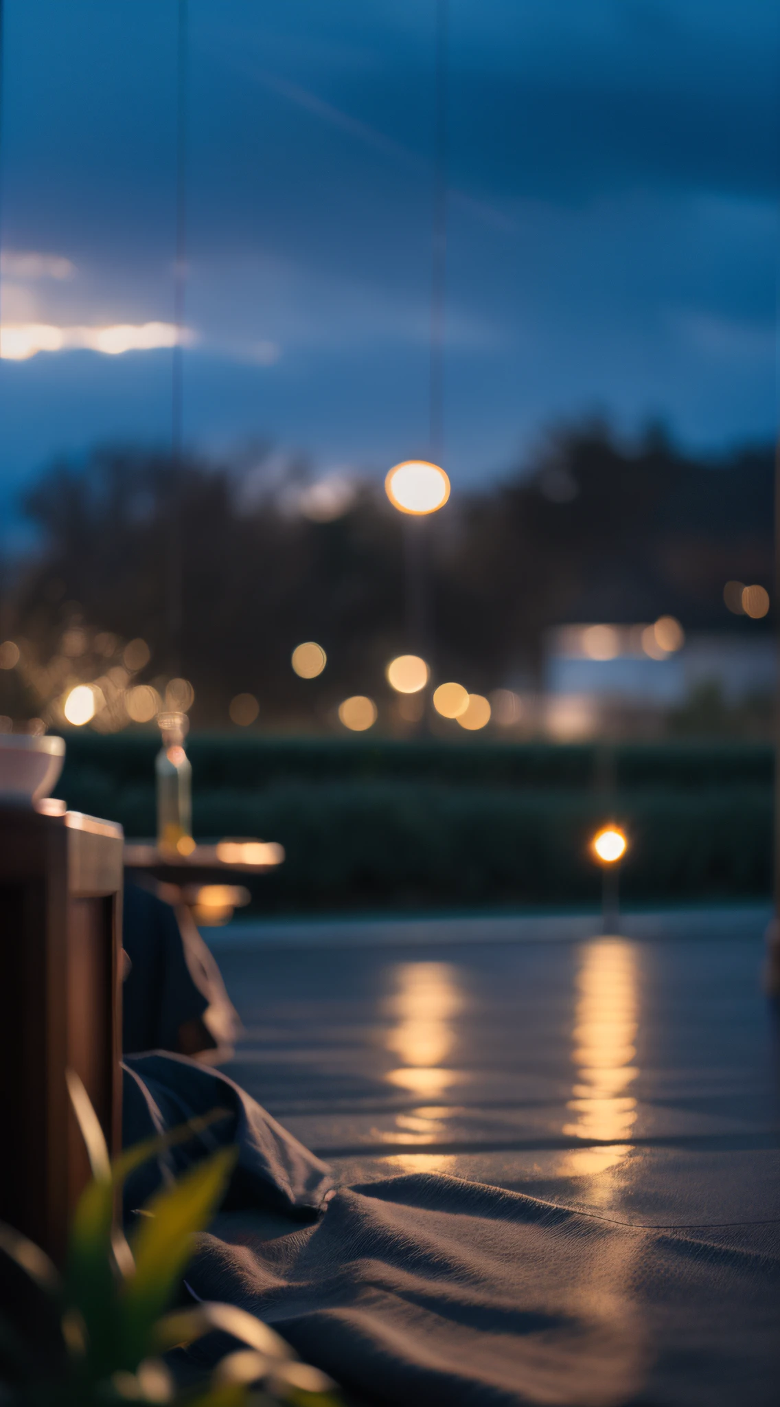 stunnig girl look for out, standing by the grand table with amazing tableclothes. sun rays through of a neoclassical big window at blue hour. depht-of-field, bokeh, (frontlighting:1.2), (backlighting:0.75), (fill light:0.9), bloom, chromatic aberration, (lens flare:1.2), masterpiece, winning photo,