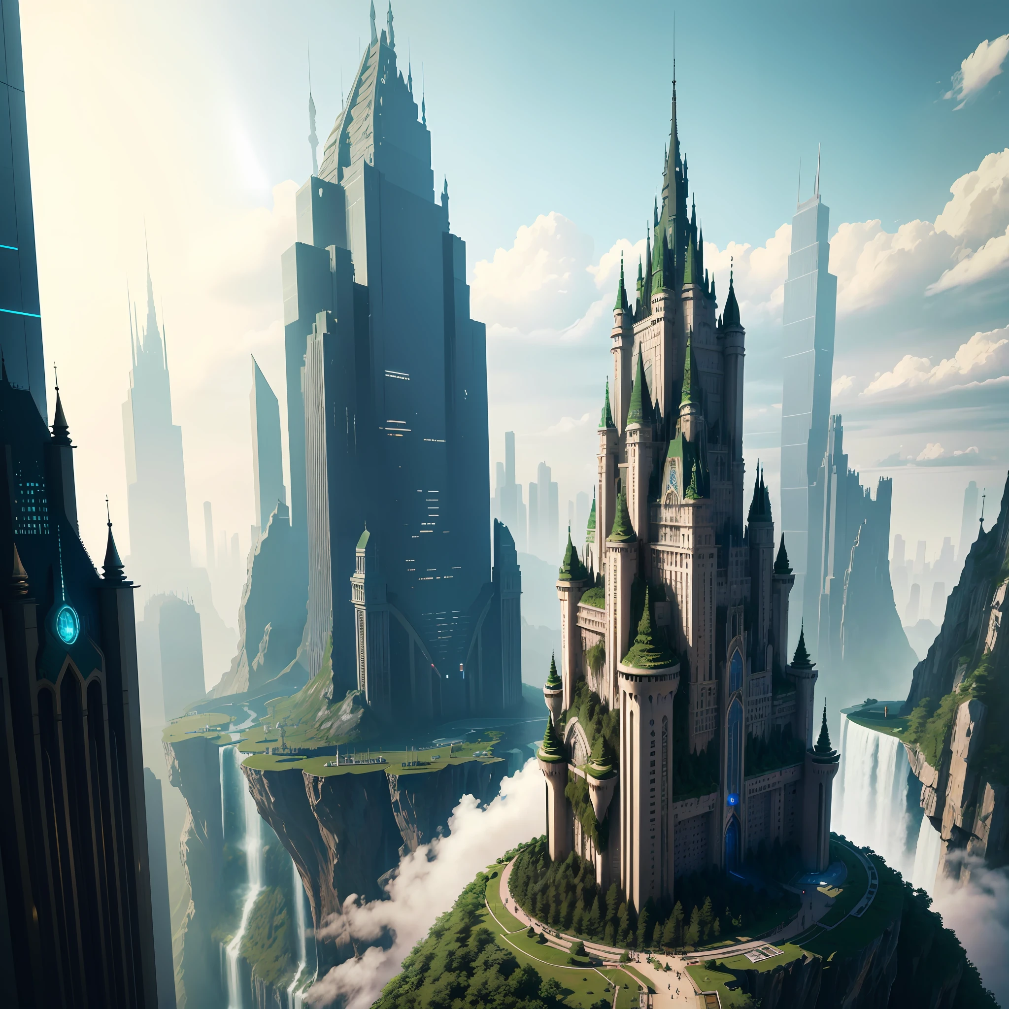 photorealistic shot of natural terrain, masterpiece, ultra high res, (photorealistic:1.5), view from airplane window, cloudy day, sunshine, ciinema lighting, insanely detailed, hyper realistic, intricate design, fine details --auto