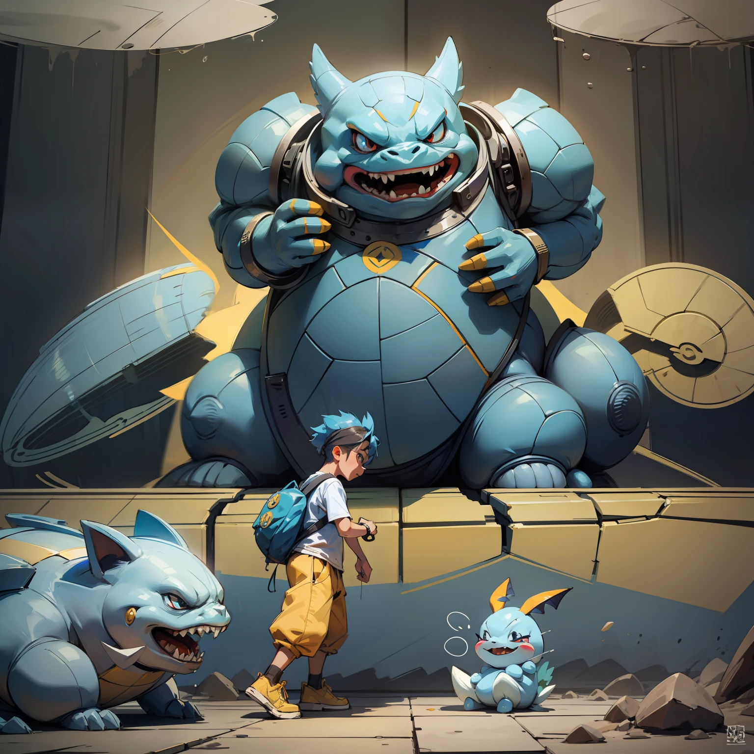 create some monsters, cute, reallista --auto