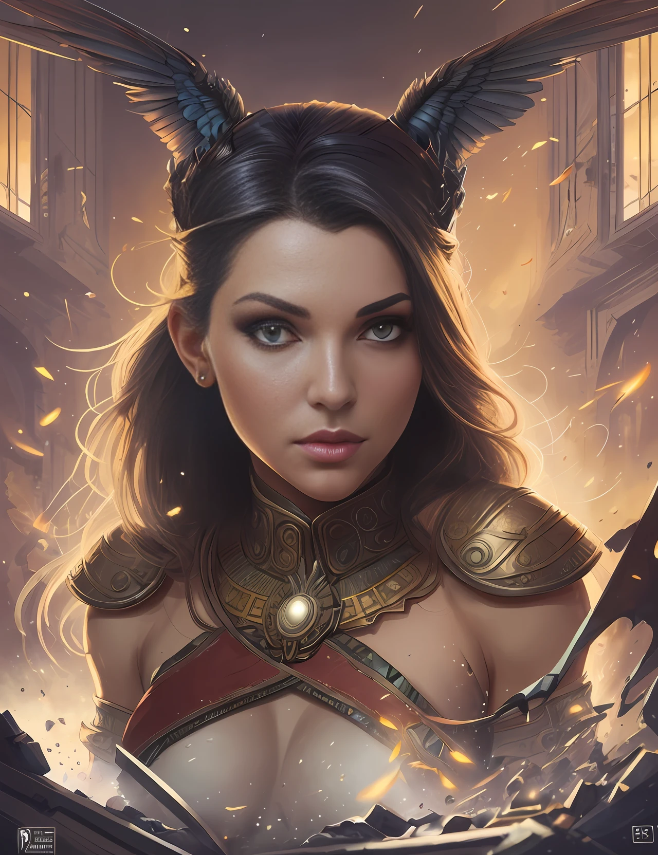 a WARRIOR FEMALE (PERFECT BODY, PERFECT FACE) FIGHT IN THE INTERIORS OF A WAHSHIP,, 8K, ultra wide angle, pincushion lens effect., zenith view, greg rutkowski, peter mohrbacher, dariusz, 8K HD auto --auto --s2