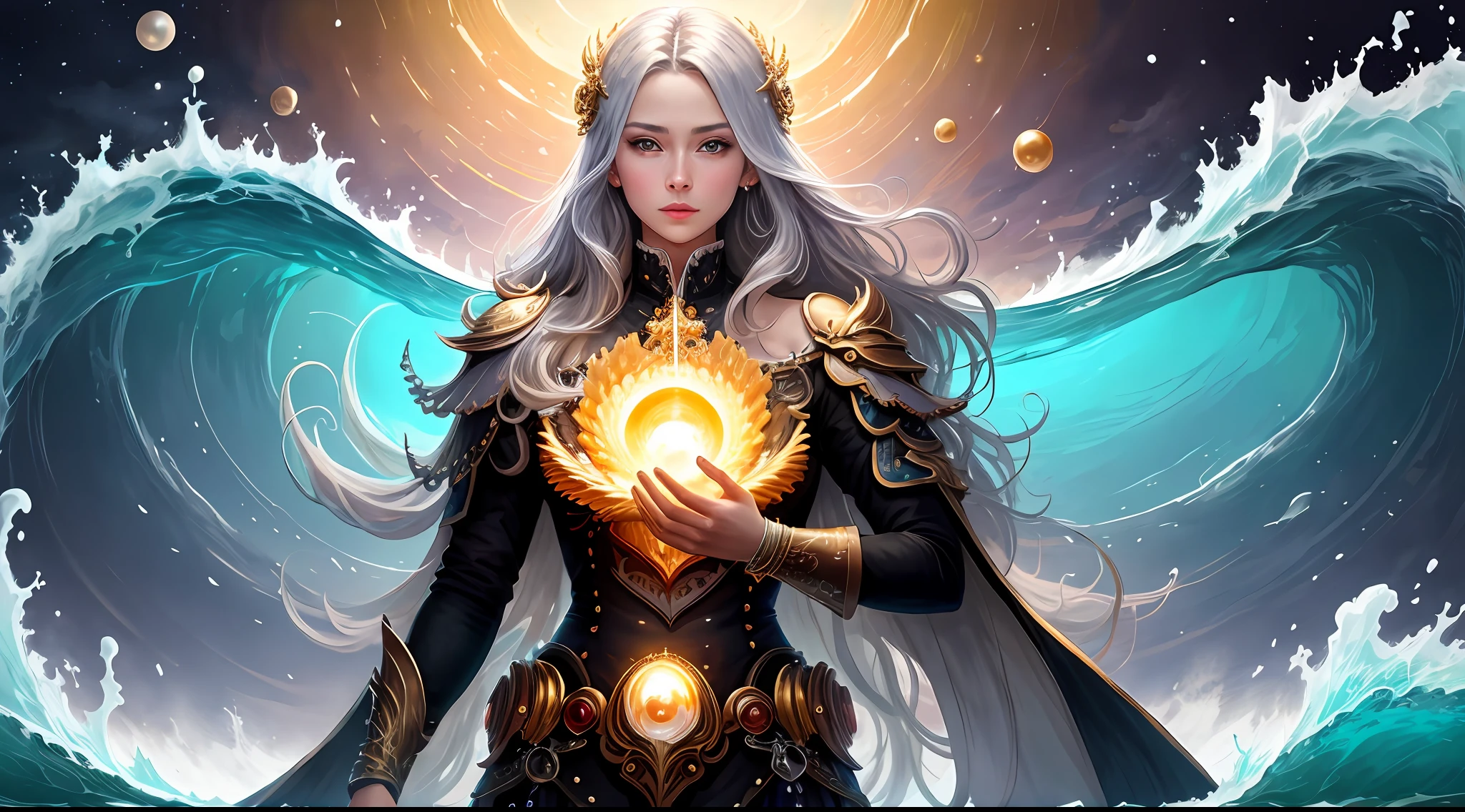 "Create a masterpiece of beautiful "giant ocean twisted Mandelbrot fractal shell, golden pearl nacre" with ultra-detailed concept art inspired. Unleash your inner Cu73Cre4ture programmer with the power of steady diffusion and bring your imagination to life! ", high detail, 8k