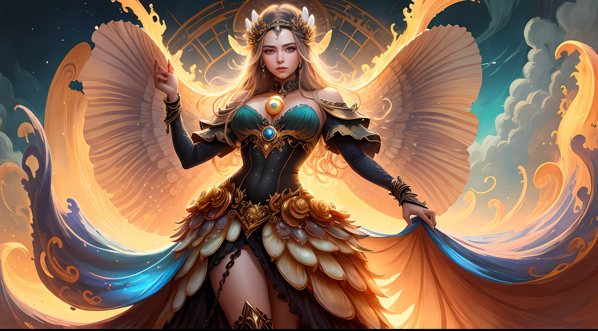 "Create a masterpiece of beautiful "giant ocean twisted Mandelbrot fractal shell, golden pearl nacre" with ultra-detailed concept art inspired. Unleash your inner Cu73Cre4ture programmer with the power of steady diffusion and bring your imagination to life! ", high detail, 8k