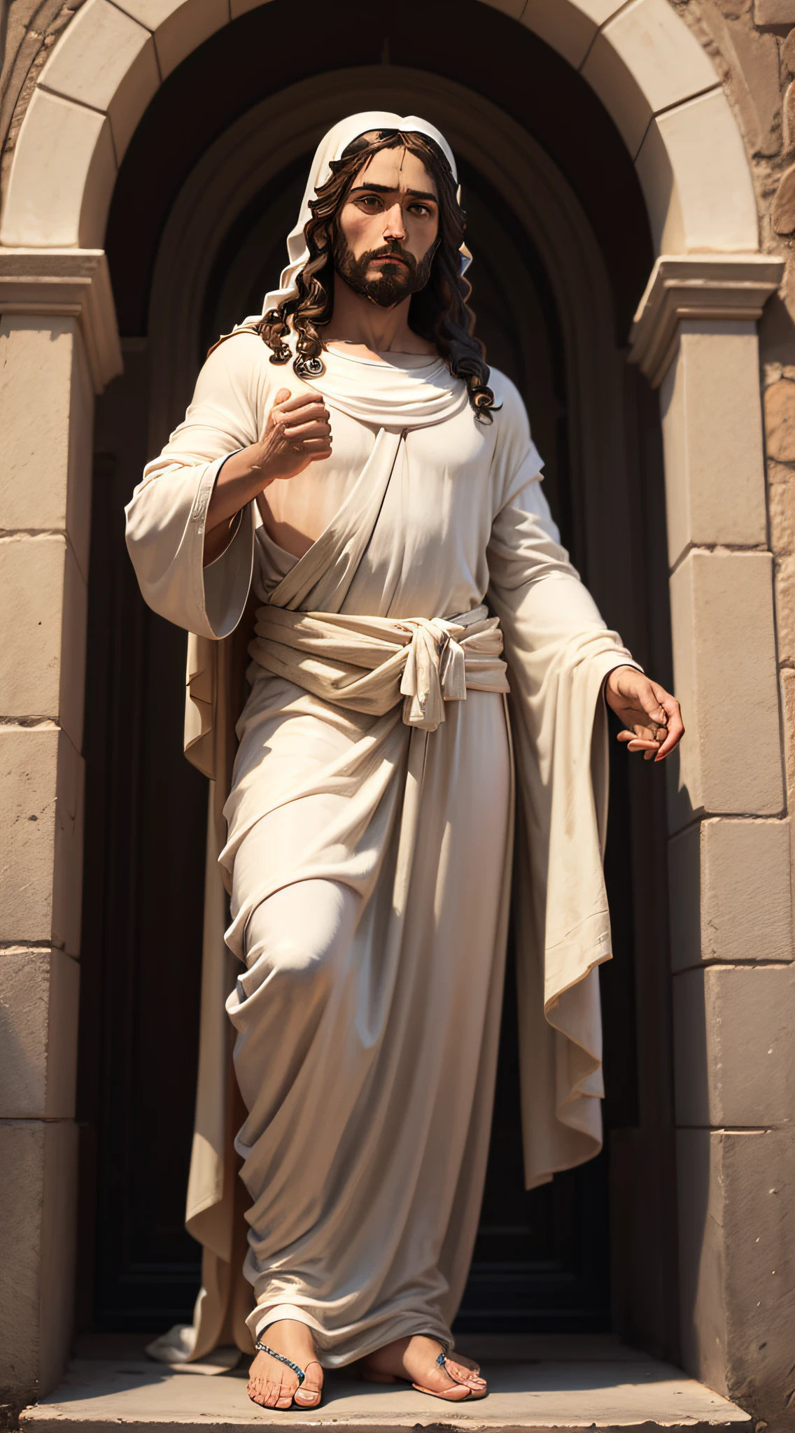 A very detailed 8K photo of Jesus Christ --auto