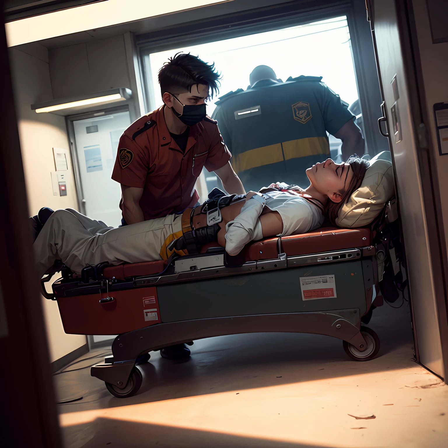 As the wounded teenager was whisked away on a stretcher, his unconscious body a canvas of pain, I emerged from the shadows, compelled to aid the forces of justice. I stepped into the harsh glare of the gas station lights, my heart pounding with adrenaline and a gnawing sense of responsibility.