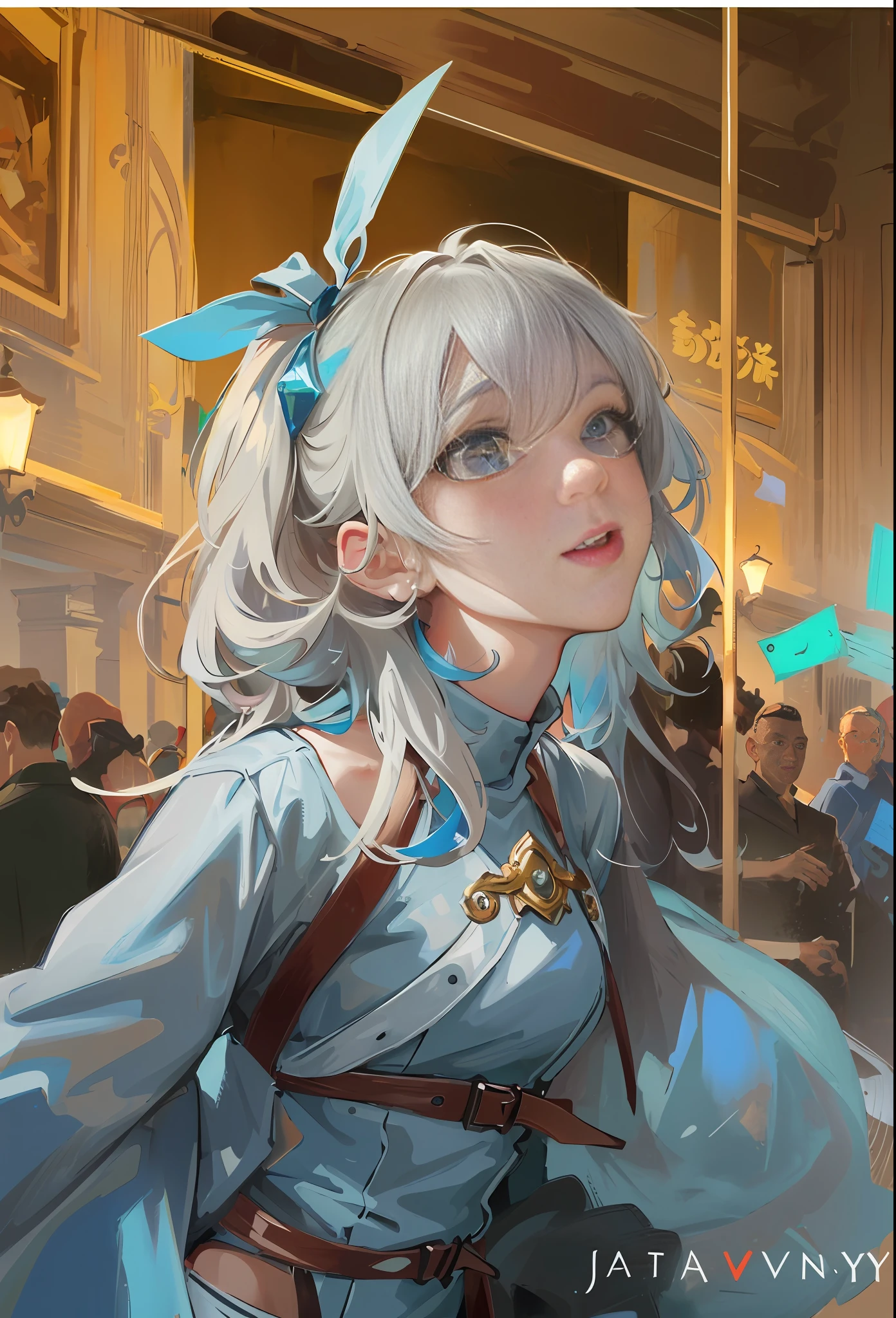 Model shooting style, (extremely detailed CG Unity 8k wallpaper), full-shot body photo of the most beautiful artwork in the world, stunning beautiful photo realistic available, super realistic super detailed photo, a beautiful girl as a female dancer entering the Loggia dei Lanzi of Florence,complex dress, banquet, crowd, [slight smile], (Sculpture of Hercules background), (princess eyes, shining pupils), detailed symmetrical beautiful hazel eyes, detailed gorgeous face, highly detailed, Vibrant, professional majestic oil painting by Ed Blinkey, Atey Ghailan, Studio Ghibli, Jeremy Mann, Greg Manchess, Antonio Moro, ArtStation Trends, CGSociety Trends, Complex, High Detail, Sharp Focus, Dramatic, Realistic Painting Art, by Midjourney and Greg Written by Rutkowski