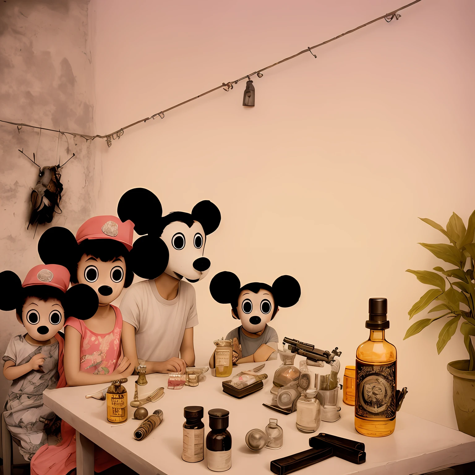 Family, grenades, guns, drugs, Roger Ballen