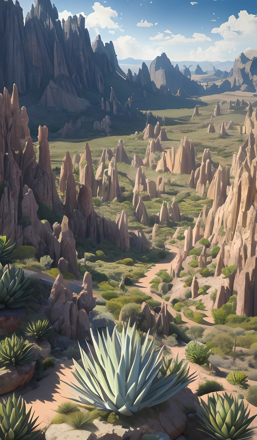 Castle Wilderness Bushes A little higher view Dragon Hazy