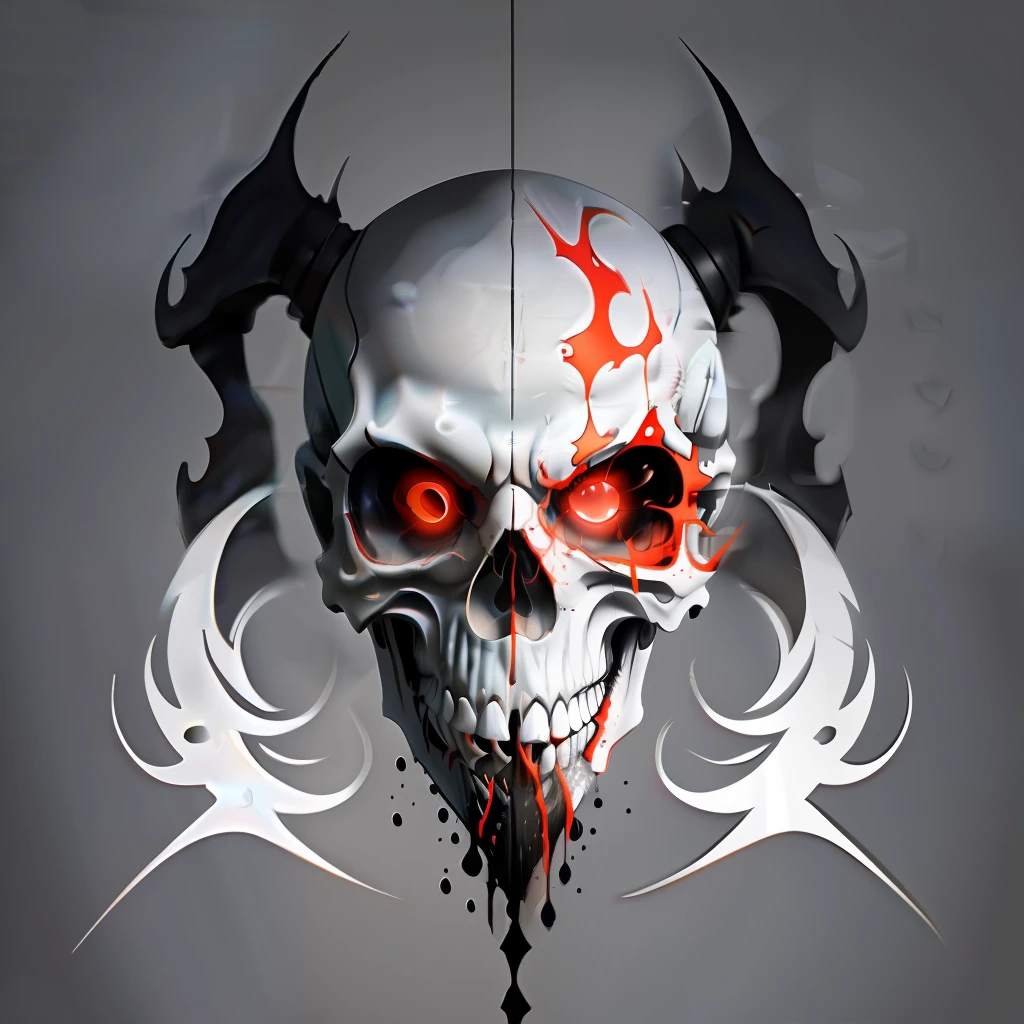 Masterpiece of a Skull: A Skull, with Natural Colors, inspired by T-shirt design, with 16k quality, in the Vintage style. The work is in a total, centralized frame and focus, with full and wide lighting, maximum quality and maximum detail, and a wide view of the masterpiece, with a smooth white background. The tags are: masterpiece, Vintage, Natural Colors.