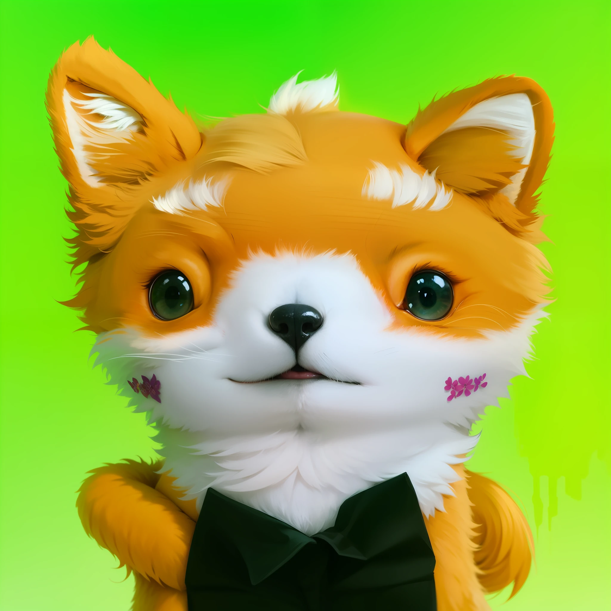Cute fox drawing