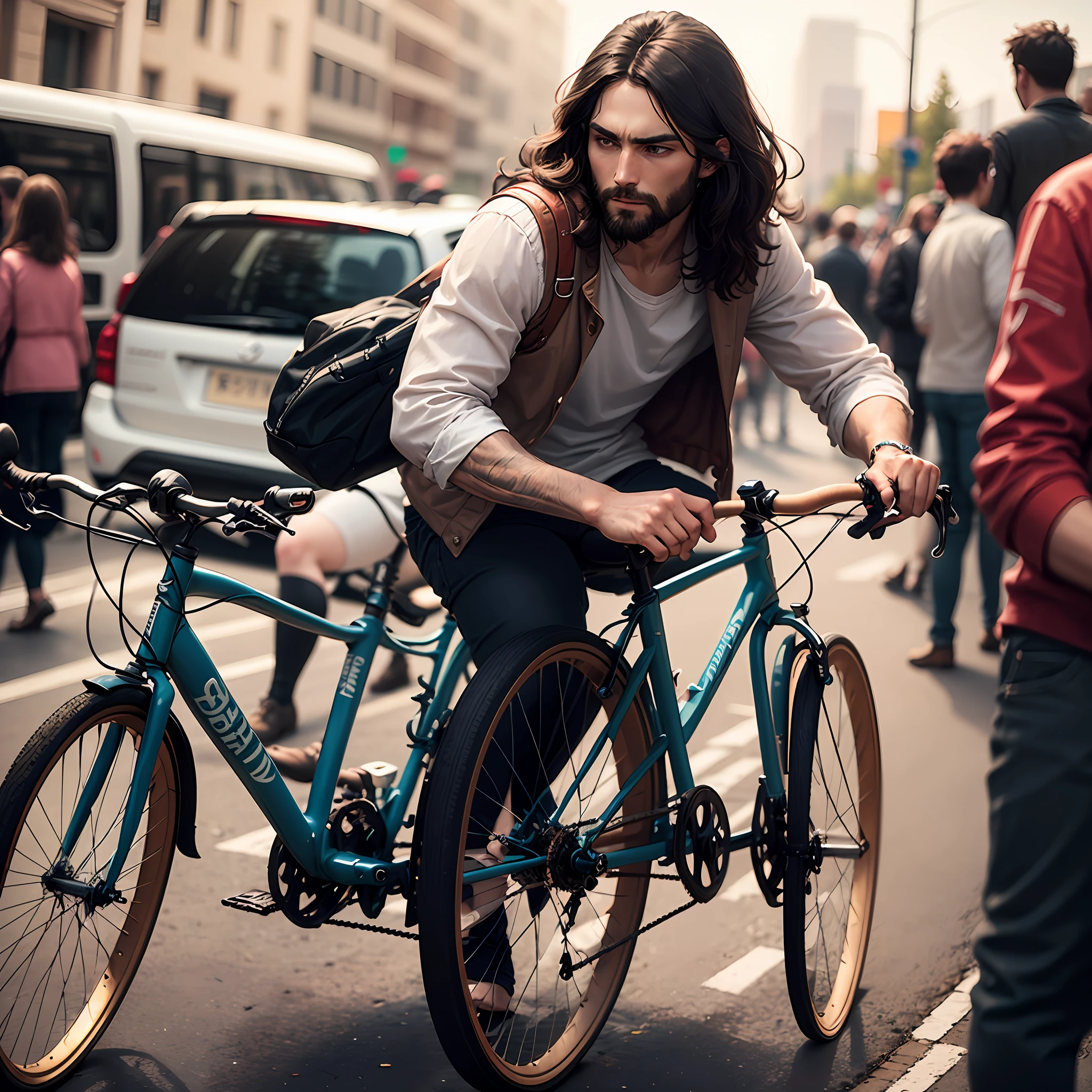 Jesus on a bicycle --auto