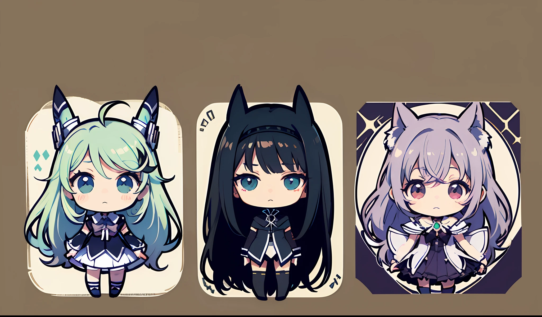 (Stickers: 1.5), Simple Flat Background, Xenoblade, Homura, Hikari, Chibi Chara