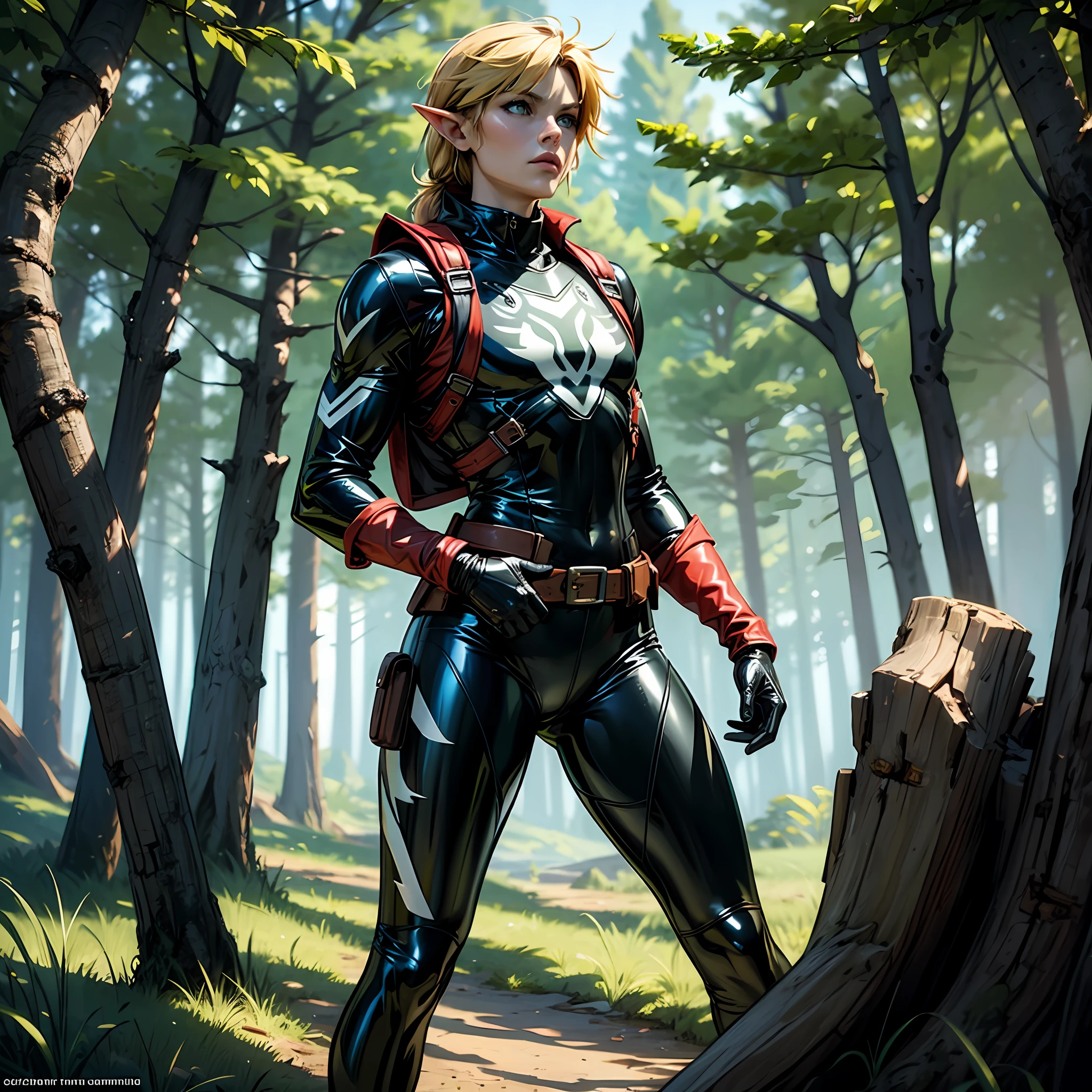 Link, Sneak Tights, Breath of the Wilderness, Latex Suit