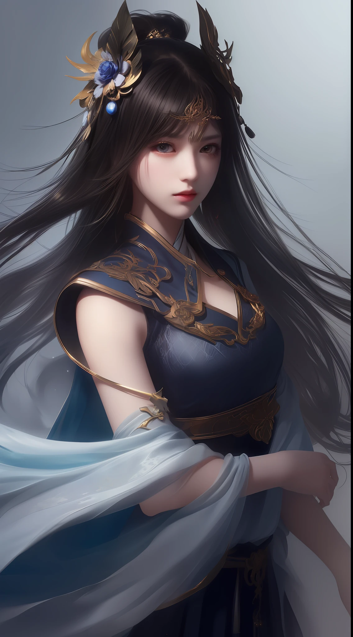 (8k, RAW Photo: 1.2), Best Quality, Illustration, Beautiful Painting, An Ancient Chinese Woman, Beautiful Face, Delicate Skin, Gorgeous Bun, Hair Accessories, Hanfu, Flowing Skirt, High Detail, Accent, Color Ink Painting, Splash Color, (((colorful)), lycoris, Sketch, Denoising, Splashing ink, Dramatic, Film Grade, White Background, Super High Resolution, Best Shadow, RAW, (HDR) (Wallpaper) (Cinematic Lighting) (Sharp Focus), Masterpiece, (Very detailed CG unified 8k wallpaper)