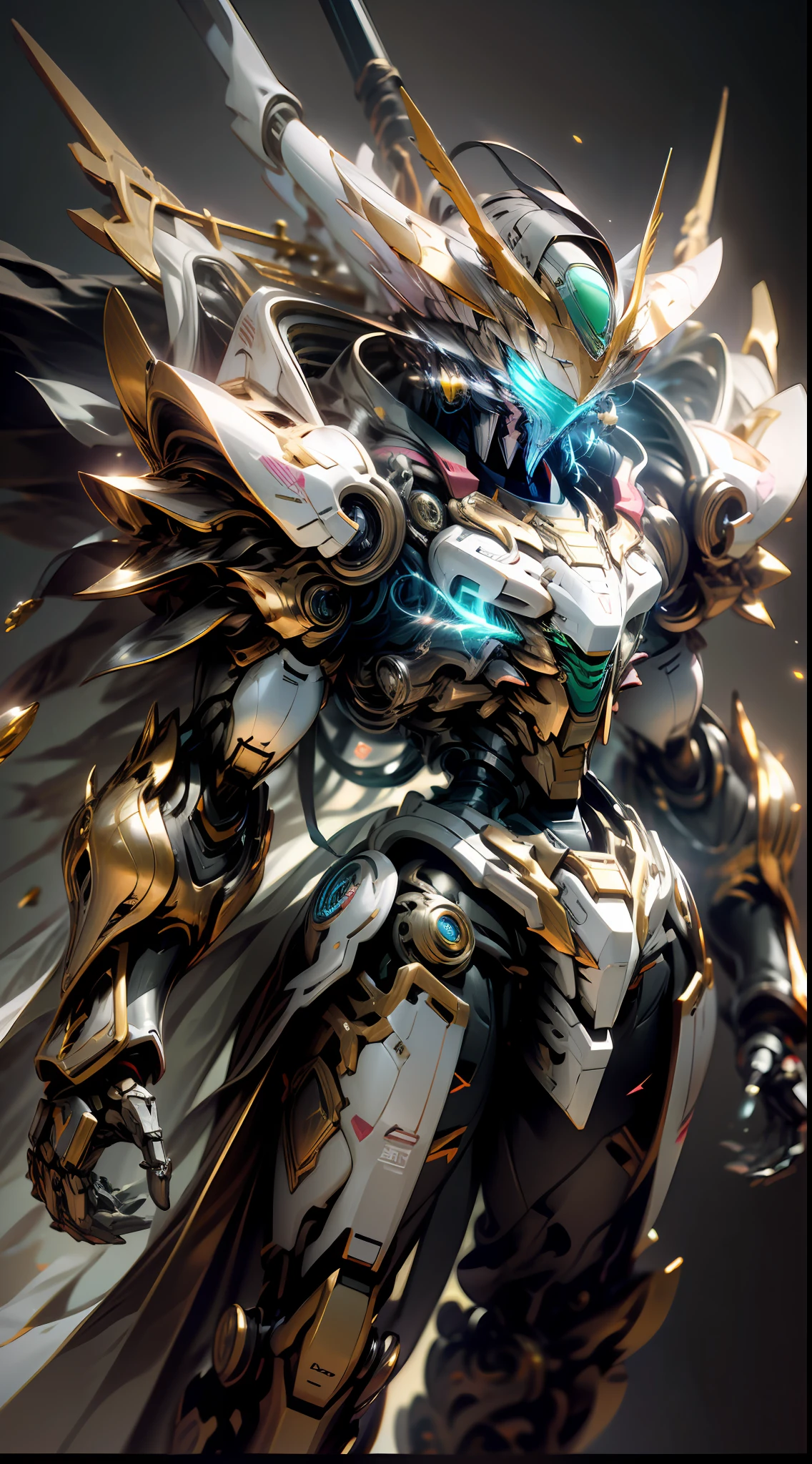 A Dragon Emperor on the bank, background sun surface, gold Saint Seiya limb armor, (cape), (dragon symbol: 1.5), (up to 00 Gundam Exia: 1.5), (mecha) (mechanical) (armor), (open leg: 1.3), perfect, (wide angle), (black background: 1.6), best quality, masterpiece, super resolution, (reality: 1.4), crazy details, unrealistic engine style, boca effect, David La Chapelle style shots, Bioluminescence palette: light blue, light gold, pale pink, bright white, wide angle, ultra-fine, cinematic still life, vibrant, Sakimichan style, perfect eyes, highest image quality 8K, inspired by Harry Winston, Canon EOS R 6 masterpiece "Chaos 50,--, under eye mole, ray tracing, surrealism, textured skin --s2