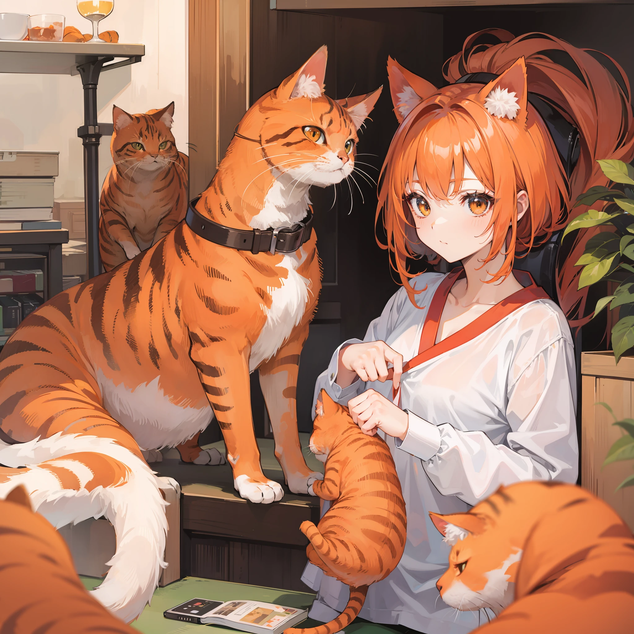 orange cat