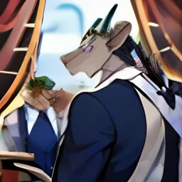 Solo, furry, male western dragon, handsome model, sapphire blue scales, gray ears, smoky purple eyes, sharp claws, huge tail, wearing a dark green suit, tying a red bow tie, drinking champagne, detailed background, prom