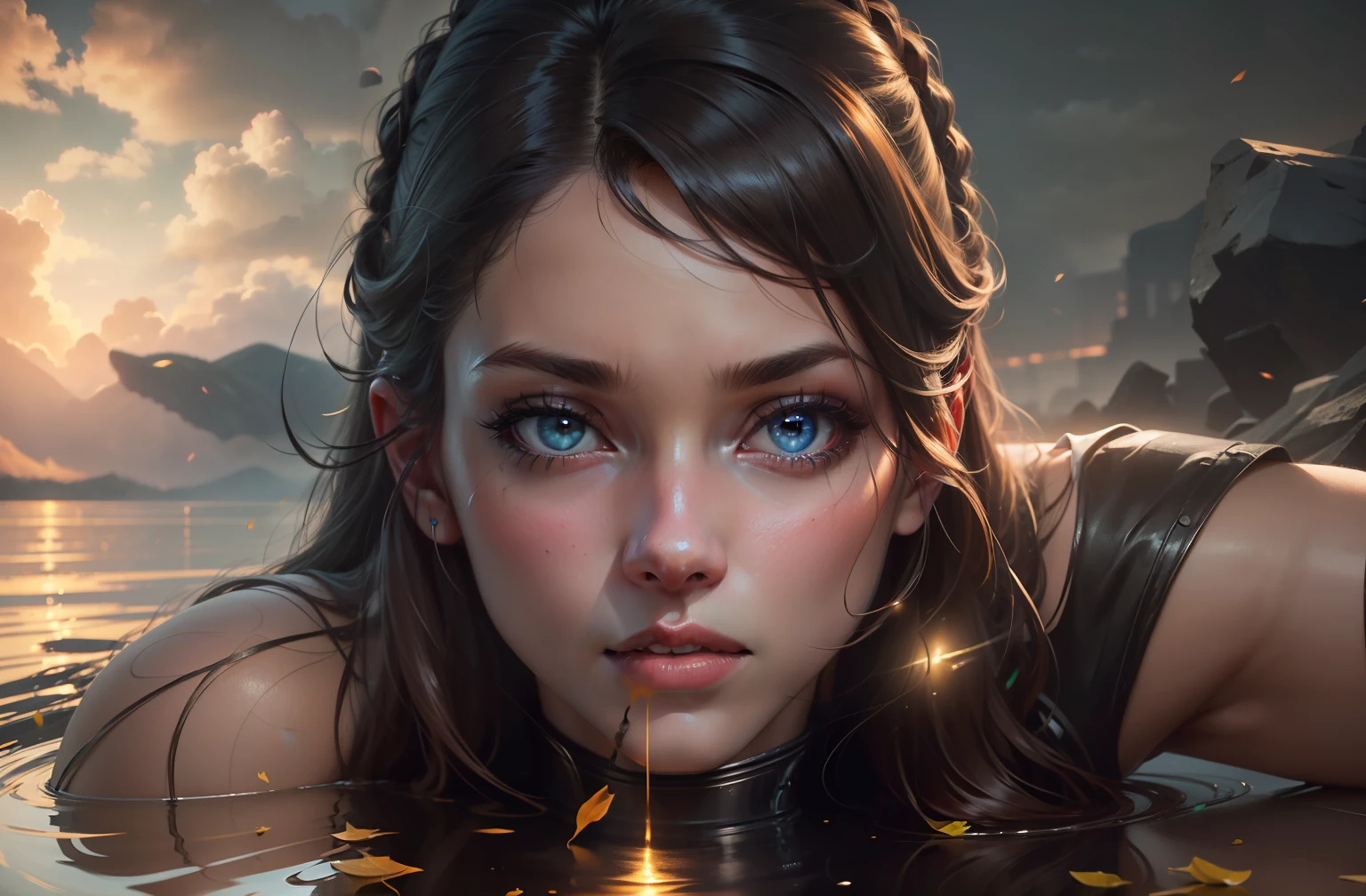 (8K, RAW, professional, best quality, masterpiece:1.2), (realistic,photorealistic:1.37), ultra-detailed, (portrait), (highest detailed skin:1.2), (highest detailed face:1.2), cinematic lighting, 1girl, --auto