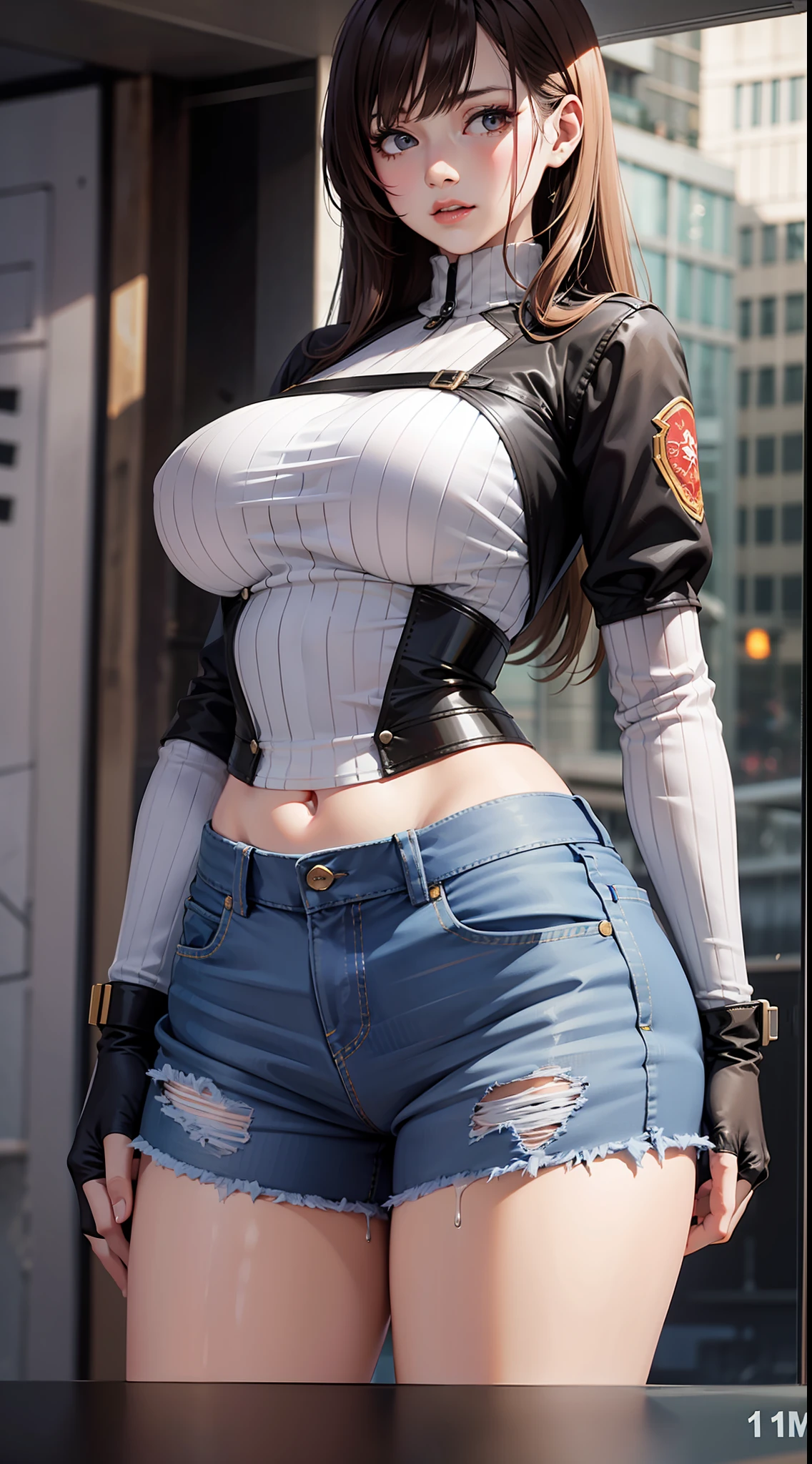 1girl,solo, normal, suit, jeans, sargon, maiddress, mon3tr, lactation, oc,Master level composition, octane rendering