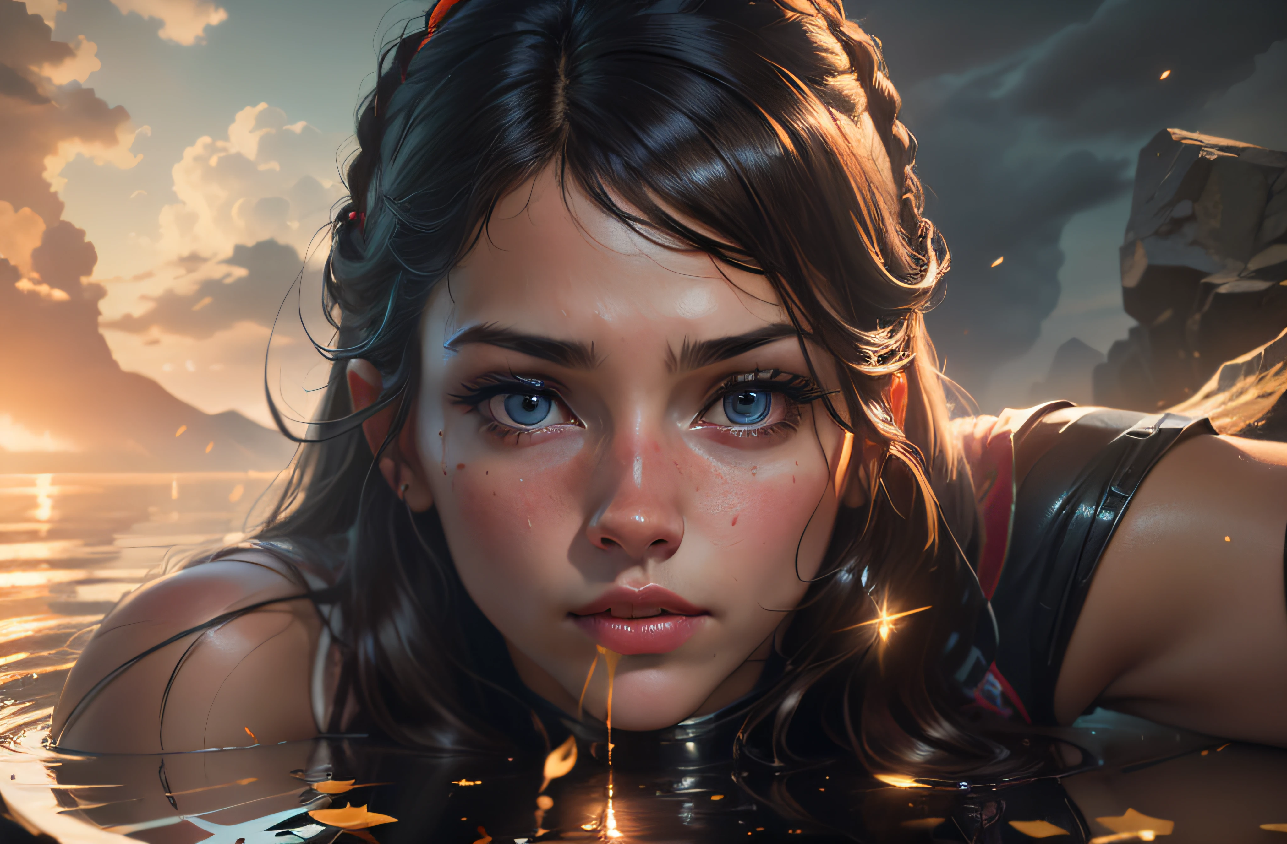 (8K, RAW, professional, best quality, masterpiece:1.2), (realistic,photorealistic:1.37), ultra-detailed, (portrait), (highest detailed skin:1.2), (highest detailed face:1.2), cinematic lighting, 1girl, --auto
