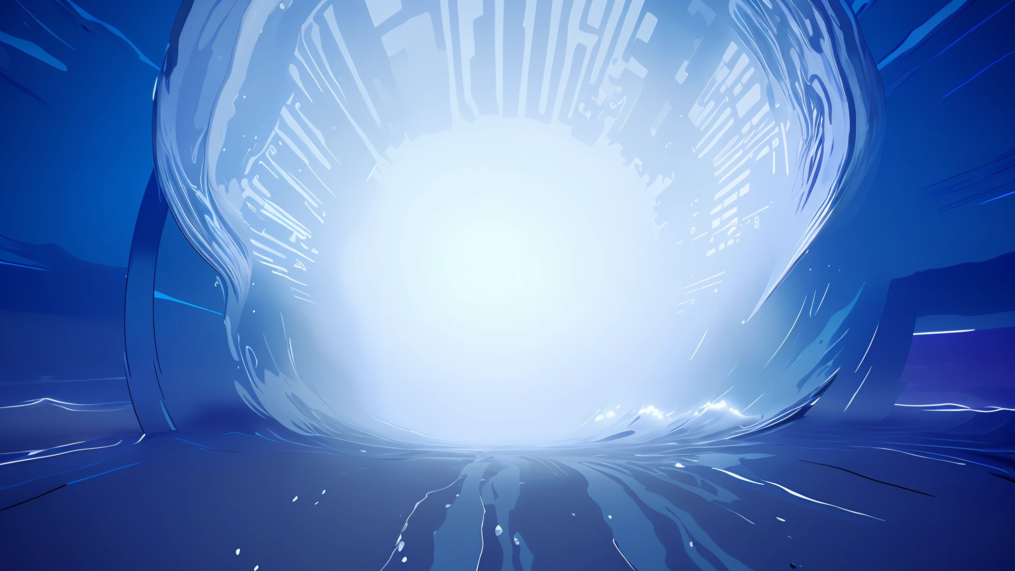 Gorgeous watercolor, tech computer, high tech, ocean waves with a blue and white abstract background with spiral, unity engine, unreal engine, fluid simulation, Azure, unreal engine 4, water core, unreal engine 5, unreal engine 5, freeze engine, portal, reality engine, hydrodynamic water vortex, tube wave, infinity ziglyph wave, video, fluid, stunning graphics, wave