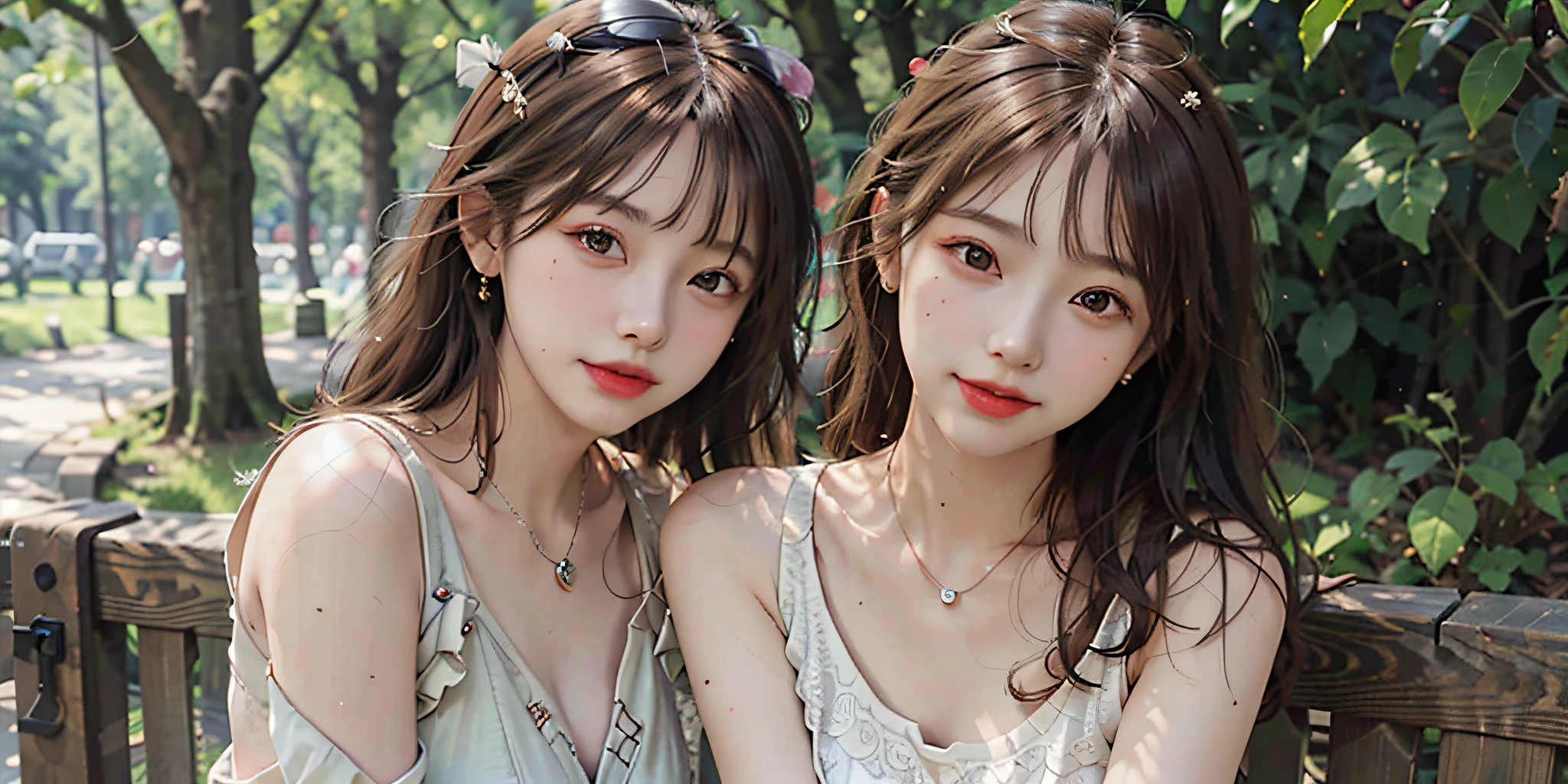 8k,(RAW photo),(best quality), (photo-realistic:1.4),realistic skin texture 1girl,Cute,Double eyelid,bangs,full body,petite,Thin leg,(Slender figure),slim,smile,headgear,earrings,necklace,looking at looking at viewer,face focus,depth of field,club ,(Bust Up Shot:1),Bokeh,,
