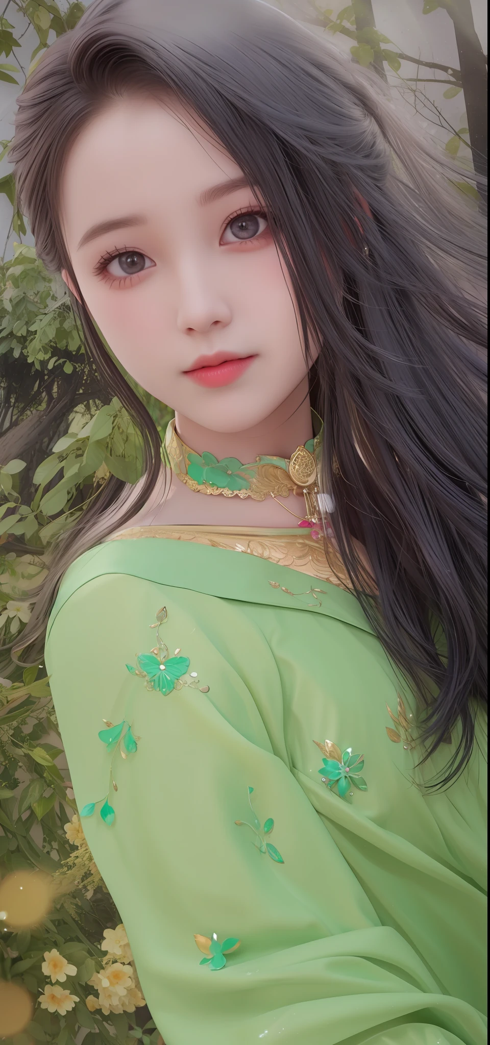 best quality, masterpiece, highres, 1girl,china dress,hair ornament,necklace, jewelry,Beautiful face,upon_body, tyndall effect,photorealistic, dark studio, rim lighting, two tone lighting,(high detailed skin:1.2), 8k uhd, dslr, soft lighting, high quality, volumetric lighting, candid, Photograph, high resolution, 4k, 8k, Bokeh,
