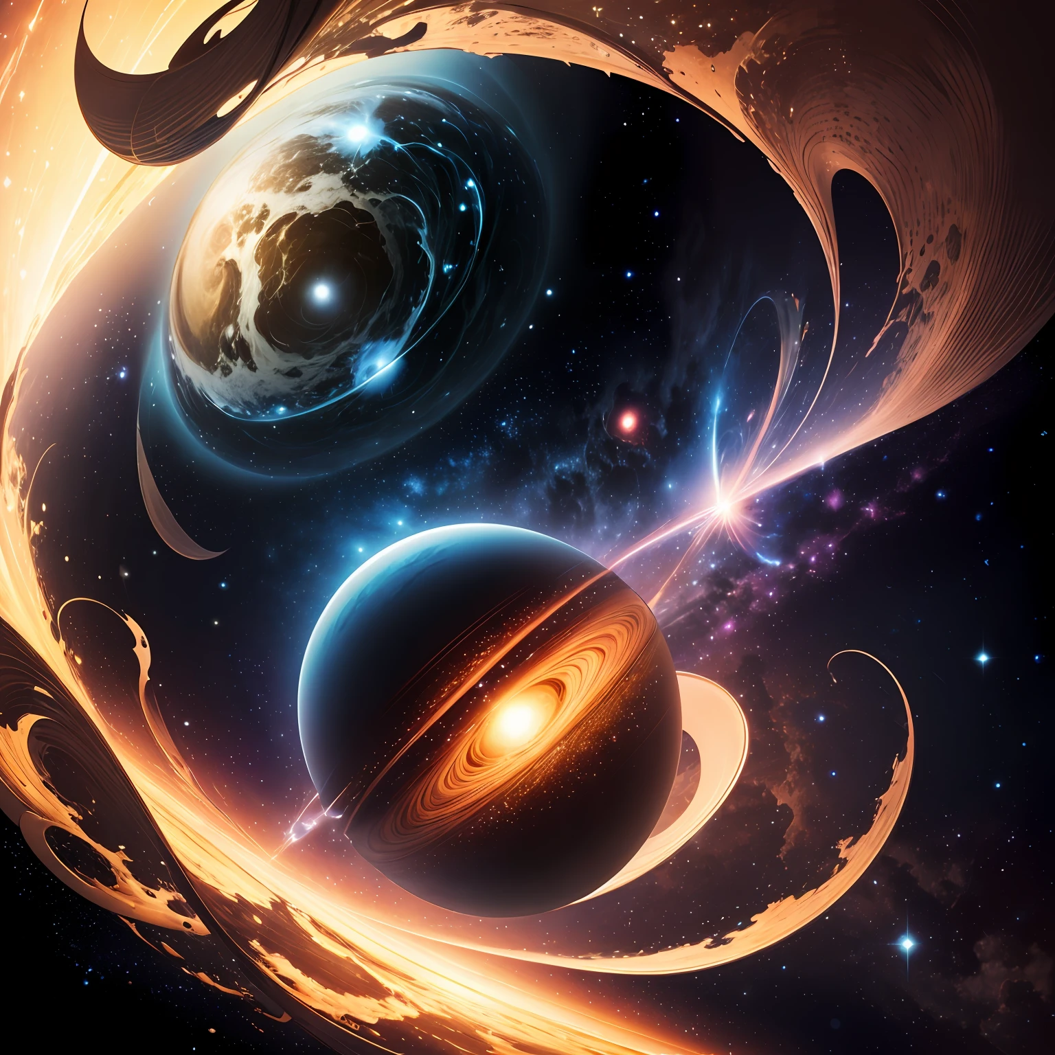 Universe with stars --auto
