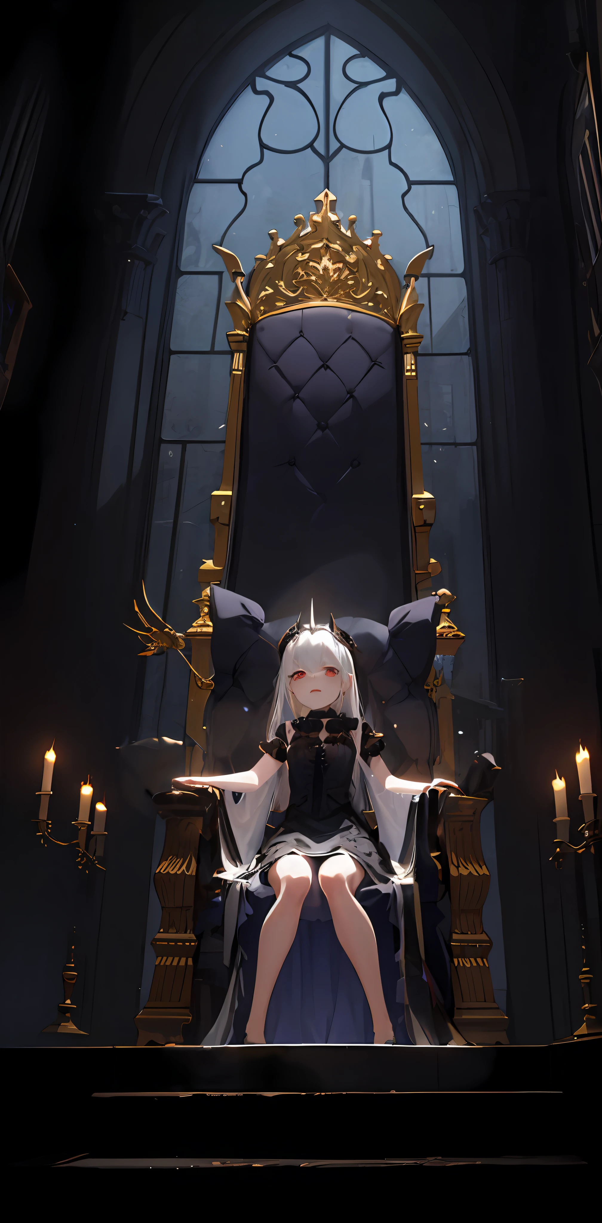 Gothic dress, black dress, black