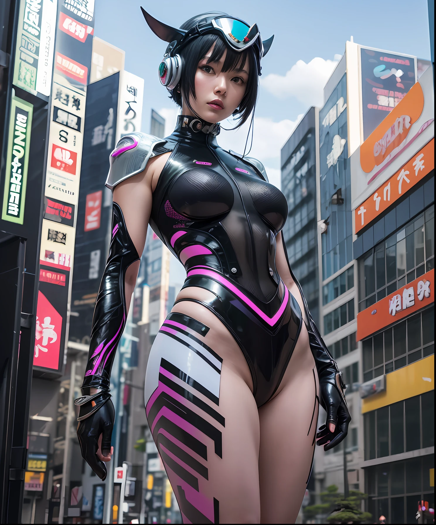 abstract futuristic dystopian Japanese fashion craze, vibrant abstract surreal photography by Ed Emshwiller and Masamune Shirow and Beeple --auto --s2