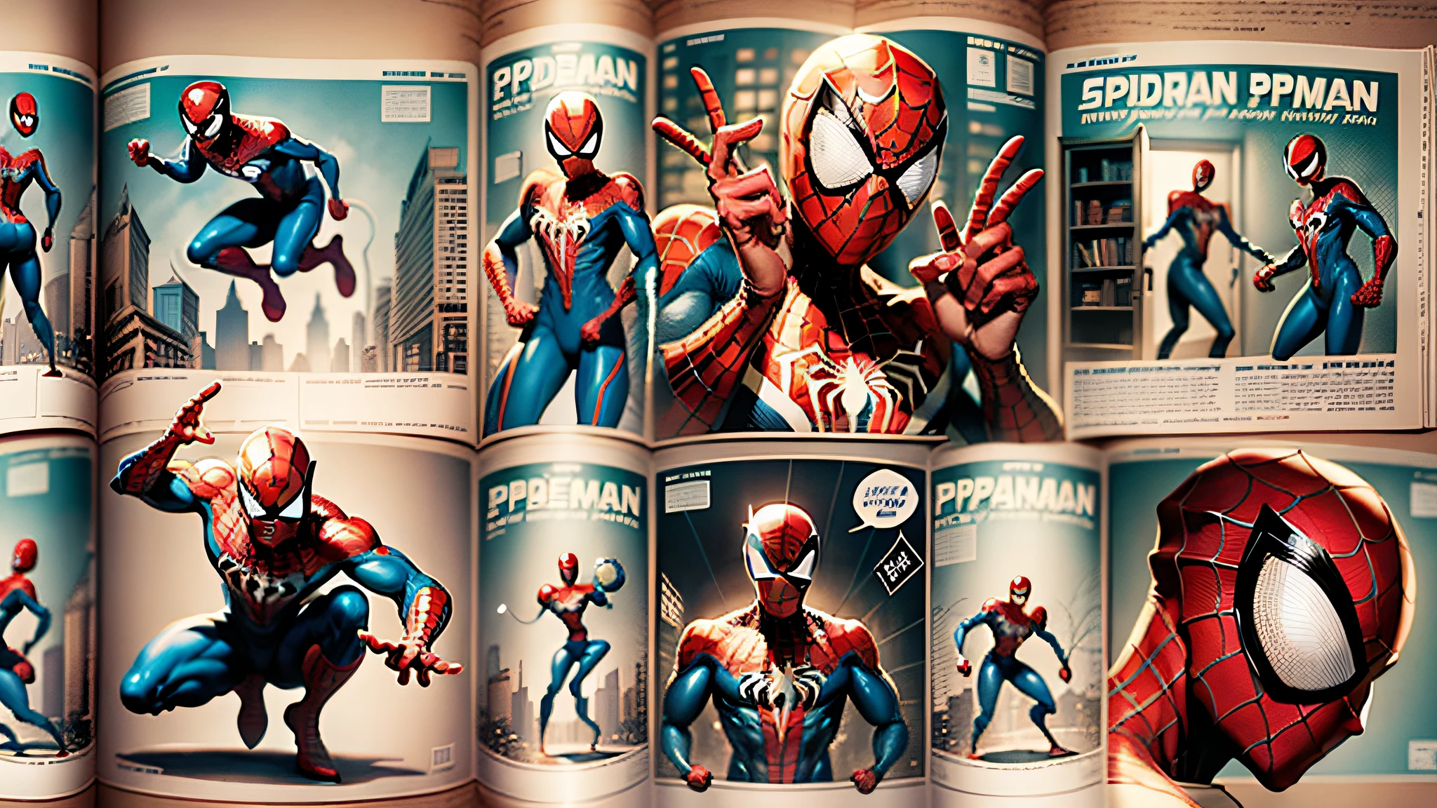 A page from the spiderman comic