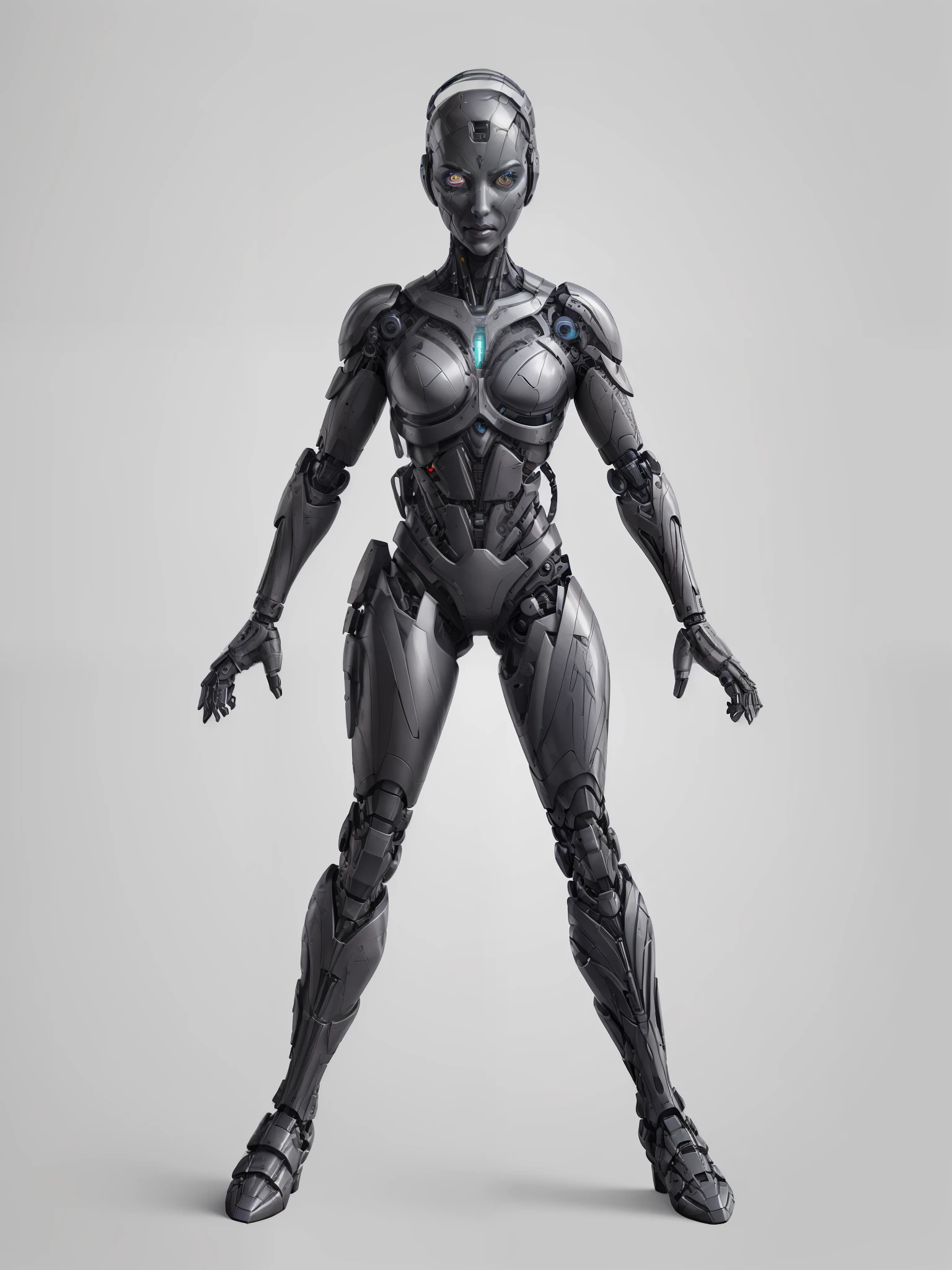 a woman in a futuristic suit, cyborg female, female cyborg, female cyborg, intricate cyborg, gynoid cyborg body, cyber suit, cyborg body, cybernetic cyborg warrior, cyborg fashion model, cyber fight armor, detailed humanoid, cybernetic body, anime cyborg, beautiful face