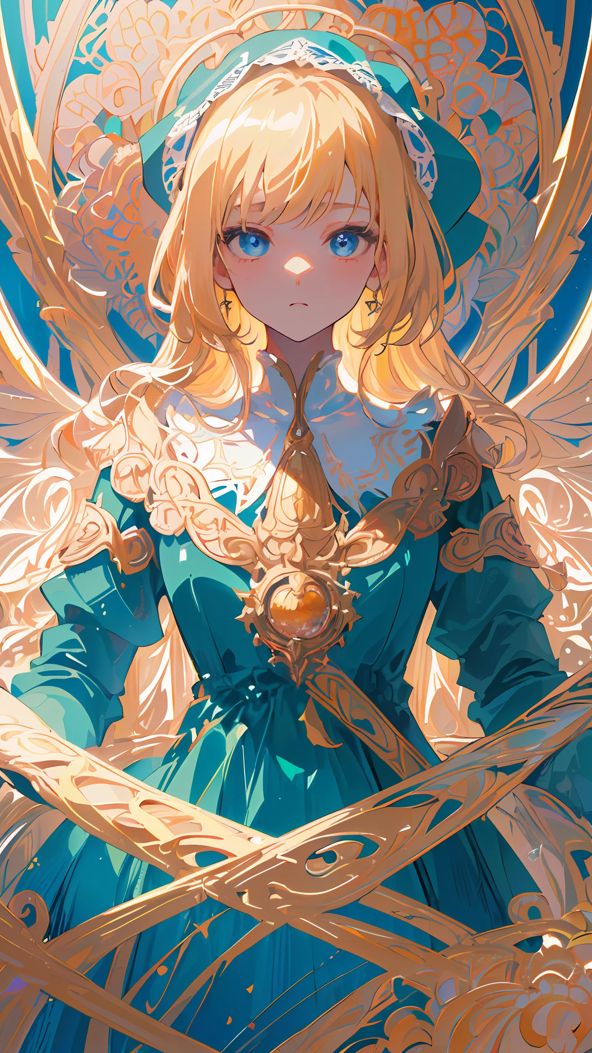 (masterpiece:1.2, best quality), (finely detailed beautiful eyes: 1.2), ((1girls, fashion, hairband, bonnet, dress, striped sleeves, garter belt, //, (()), (Anime:1.5), Manga, Sunlight, Edge Lighting, ((high quality:1.2, masterpiece:1.2)), absurdres, high resolution, (8k resolution), 8k, 8kres, 8k res, high details, detailed and intricate, intricate details, high intricate details, absurd amount of details, ((upper body:1.2)), portrait, , (()), Anime, Manga, Sunlight, Edge Lighting, ((high quality:1.2, masterpiece:1.2)), absurdres, high resolution, (8k resolution), 8k, 8kres, 8k res, high details, detailed and intricate, intricate details, high intricate details, absurd amount of details, ((upper body:1.2)), portrait,