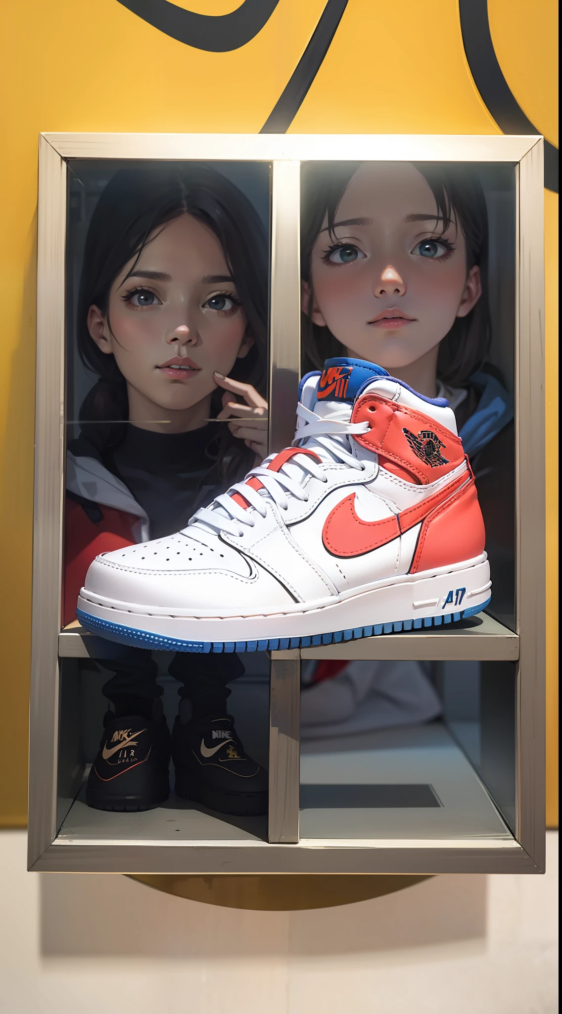[schematic photo]::1.75 [ultra detailed]::1.25 [ultrarealistic]::1.15 [knolling case]::1.6 [hype beast shoe display]::1.2 [off-white x nike air force 1 ‘ukraine’]::1.12 [air jordan 4 se “ukraine”]::2.1 [nike terminator high "ukraine"]::2.9 [air jordan 1 high og "ukraine"]::1.32 [air jordan 1 high og “ukraine”]::1.14 [air jordan 1 high og "white ukraine"]::1.98 [limited edition sneaker]::1.45 [ukraine flag]::1.3 sleek,minimalistic,shoe design,embroidered,vantawhite palette,dof,dramatic studio lighting,close-up,full frame,rule of thirds,award-winning composition --c 100 --ar 2:3 --v 4