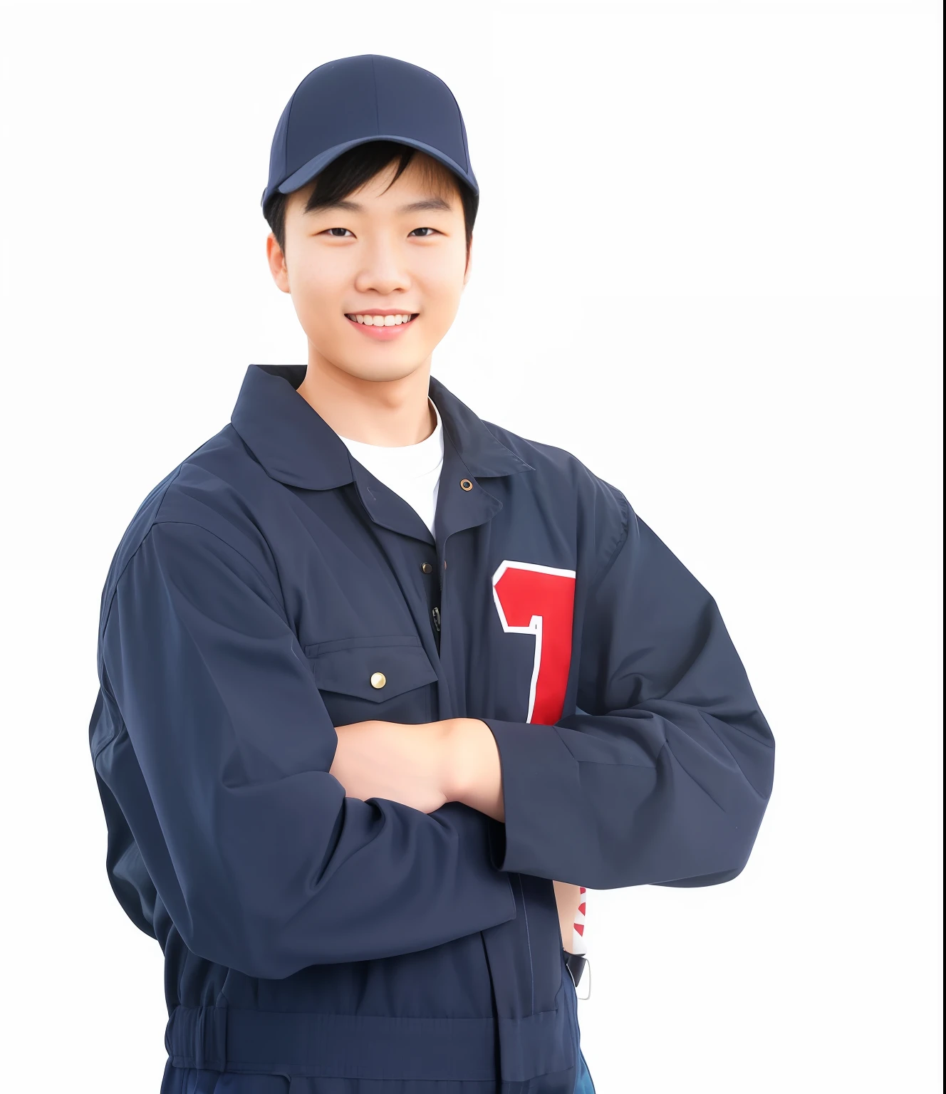 Smiling young Chinese man