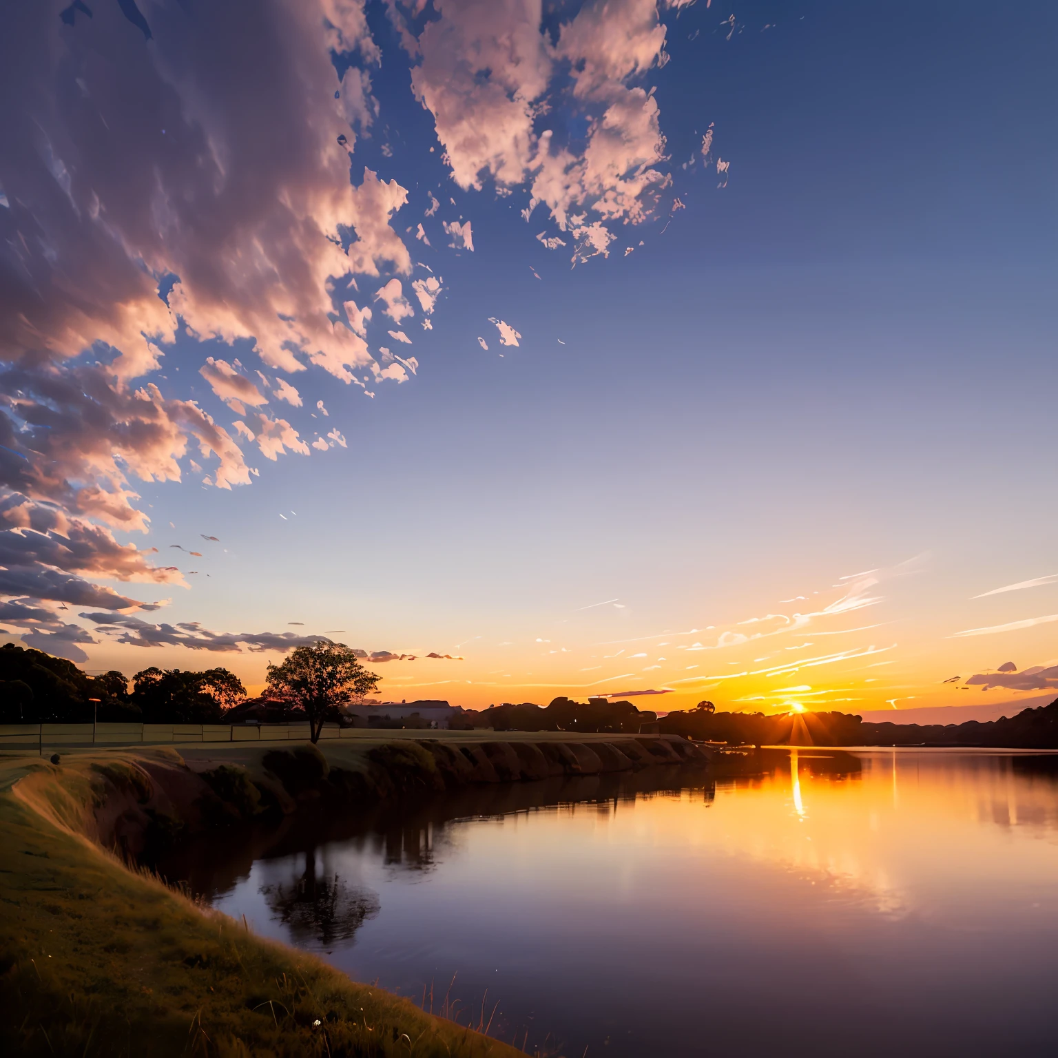 "A beautiful sunset in the moonlight." --auto