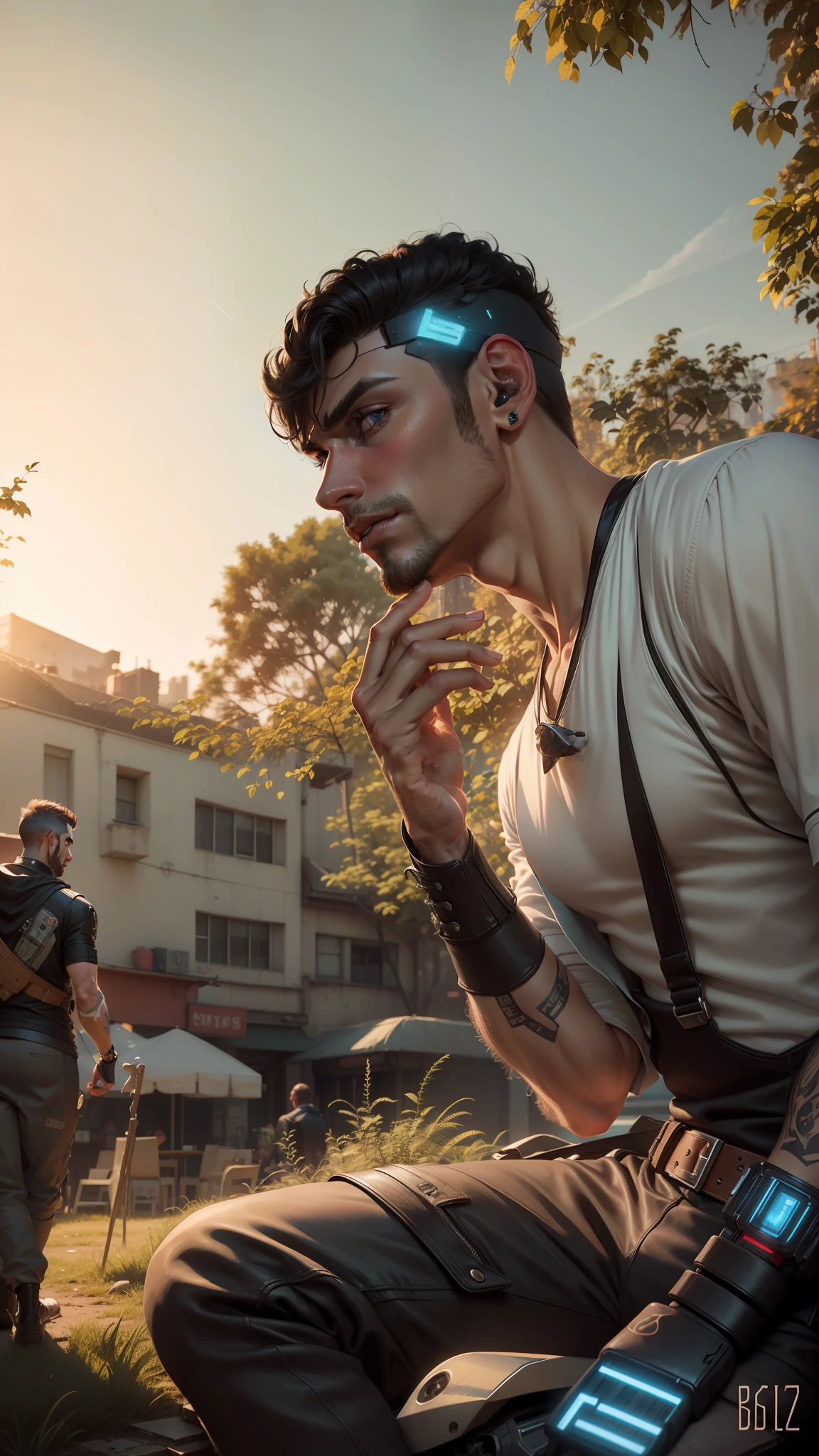 Change beckgraund cyberpunk handsome boy. Realistic.8k. Ultra realistic.