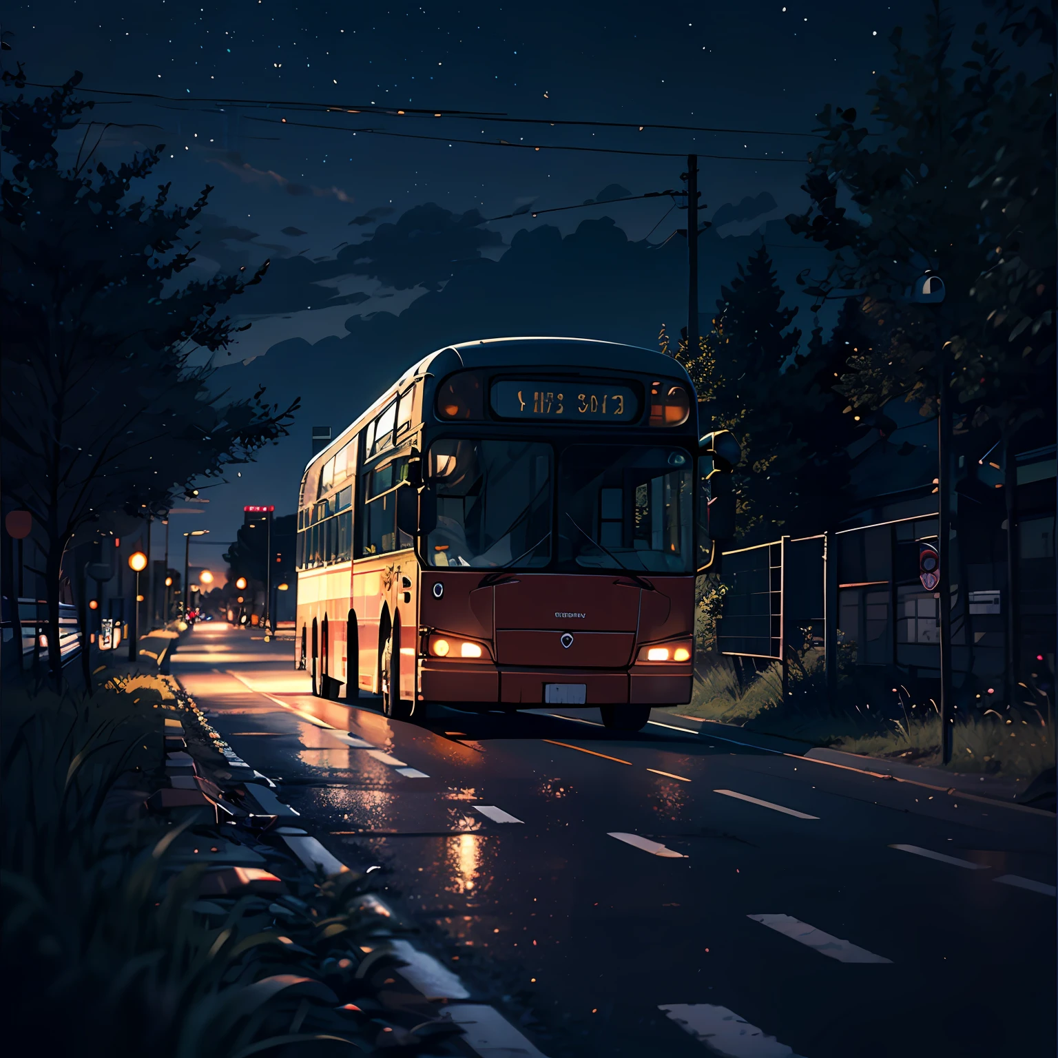 Buses, back roads, scary nights