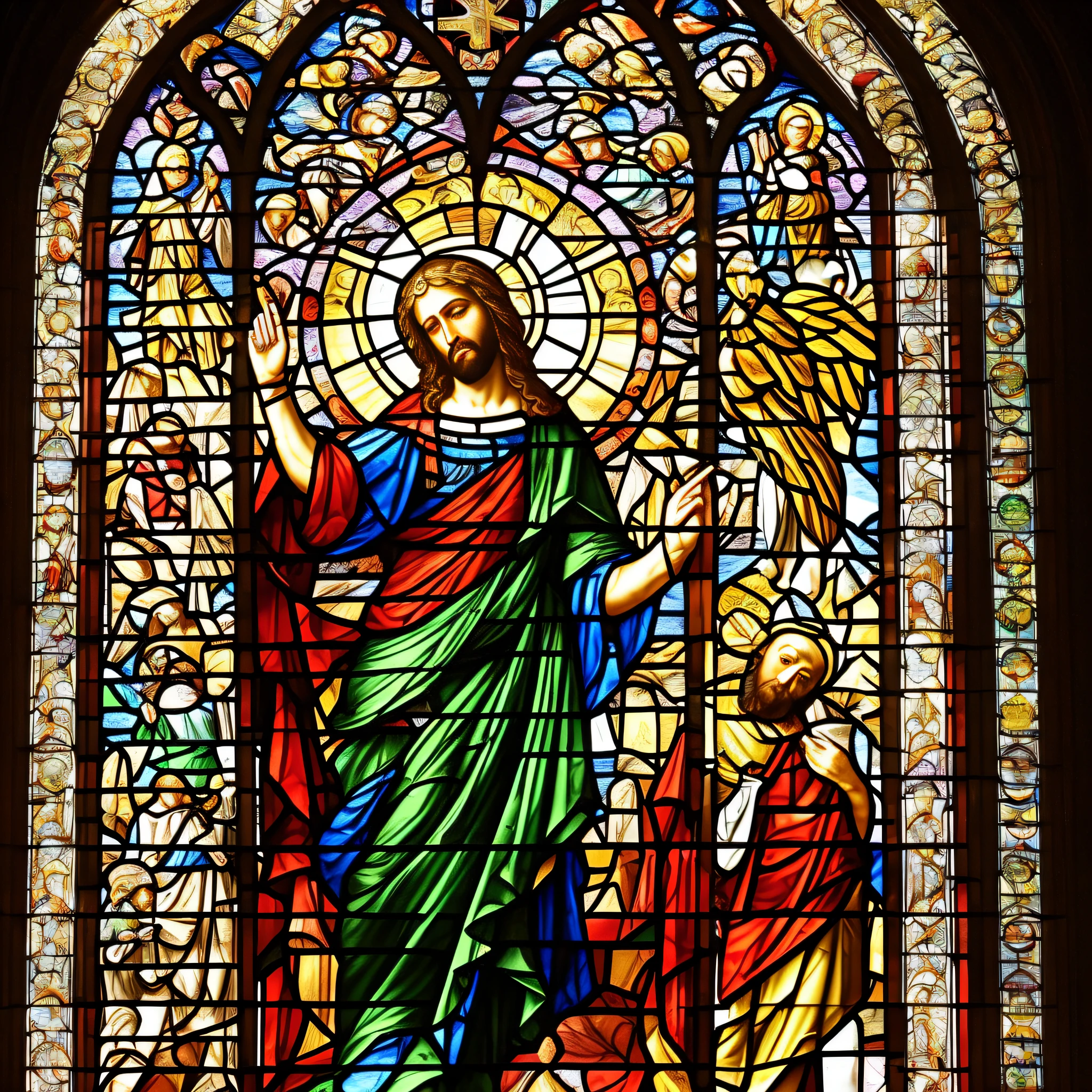 Background, stained glass