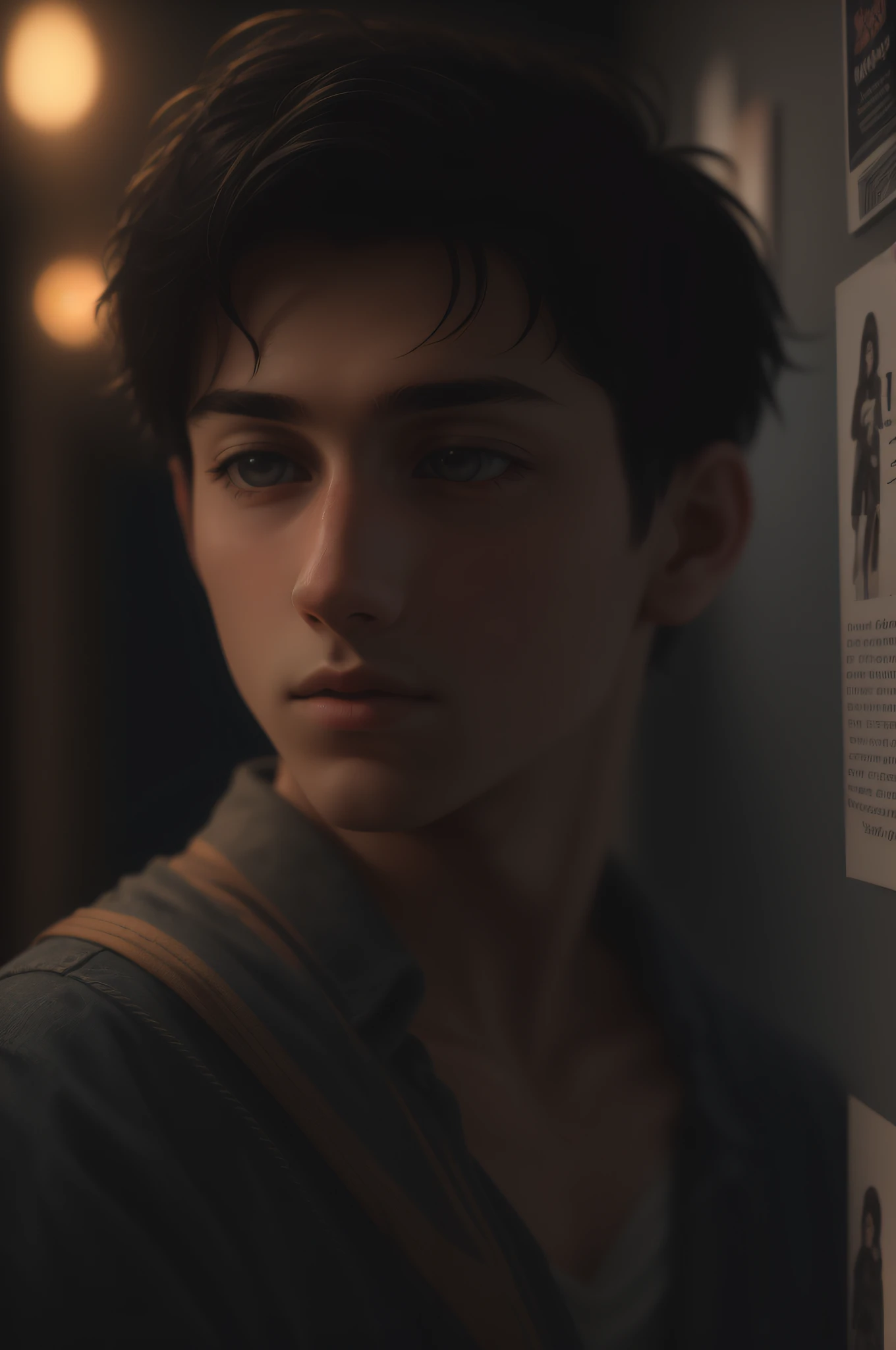 ((realistic lighting, superlative, 8k, masterpiece: 1.3)), beautiful 20-year-old 1 boy, short black hair, 1930s photography, British academic, film photography, Kodak, dreamy atmosphere, film grain, film photography, concept photography, actual, realistic, zoom in, various poses, magazines, magazines