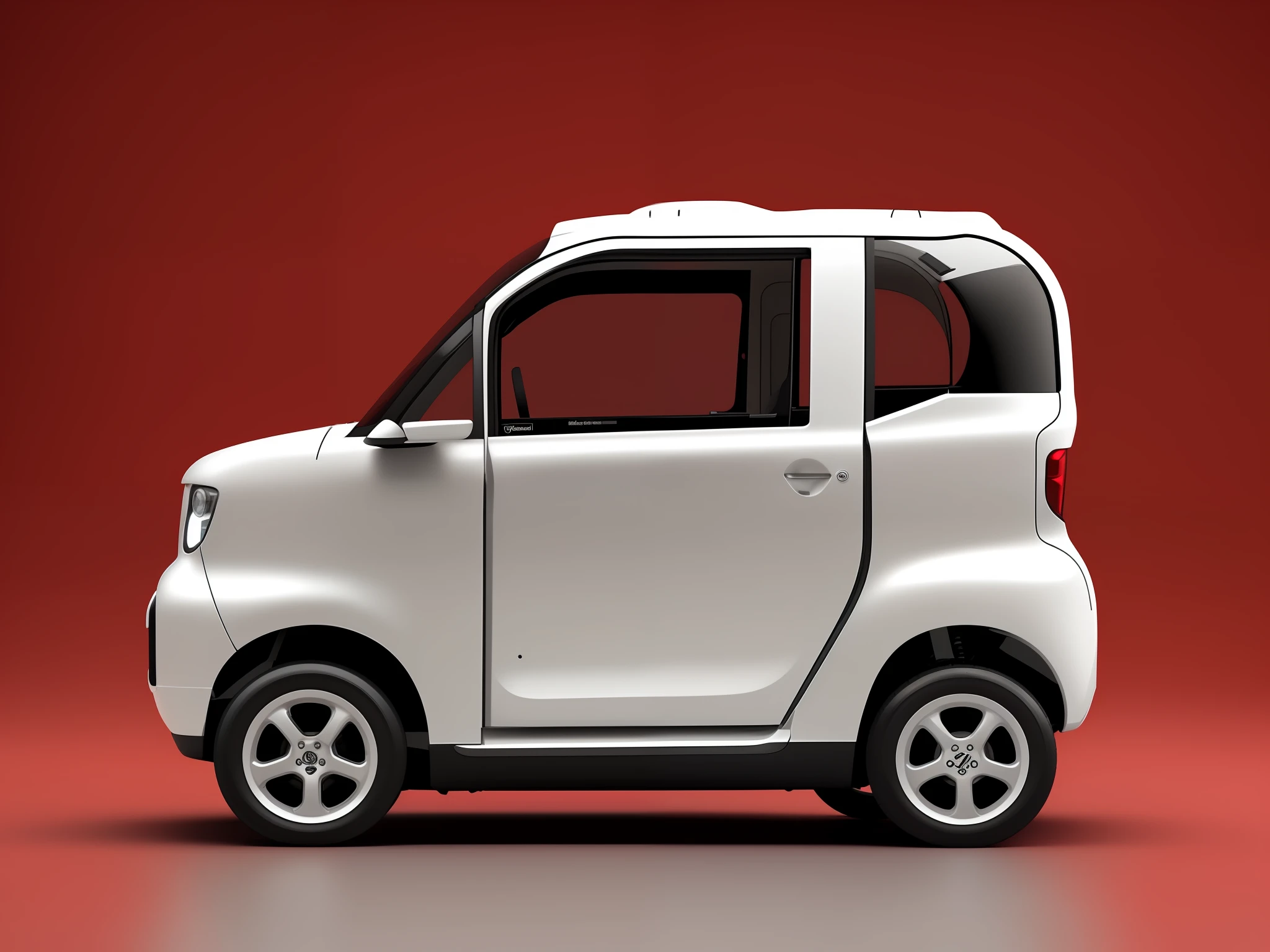 White car close-up on red background, KAMA Russian electric car, futuristic product car shot, cute futuristic vehicle, vehicle design trends, zen concept, new car, smart ,,,,, concept car, it has red and black paint, concept, car concept, sand creek, front perspective, masterpiece, best quality t, extremely beautiful reflection, best reflection, (very detailed CG unity 8K wallpaper) (best quality t) (best illustration) (best hue), octane rendering, ray tracing, ultra-fine detail, vertical symmetry, (cyborg:1.1), ([tail | detailed wire]:1.3), (complex detail), hdr, (hyperdetailed: 1.2), cinema lens, vignette, centered, (cyborg:1.1), ([tail | detailed wire]:1.3), (complex detail), hdr, (complex detail, hyperdetailed: 1.2), cinematic lens, vignette, centered, , --auto --s2